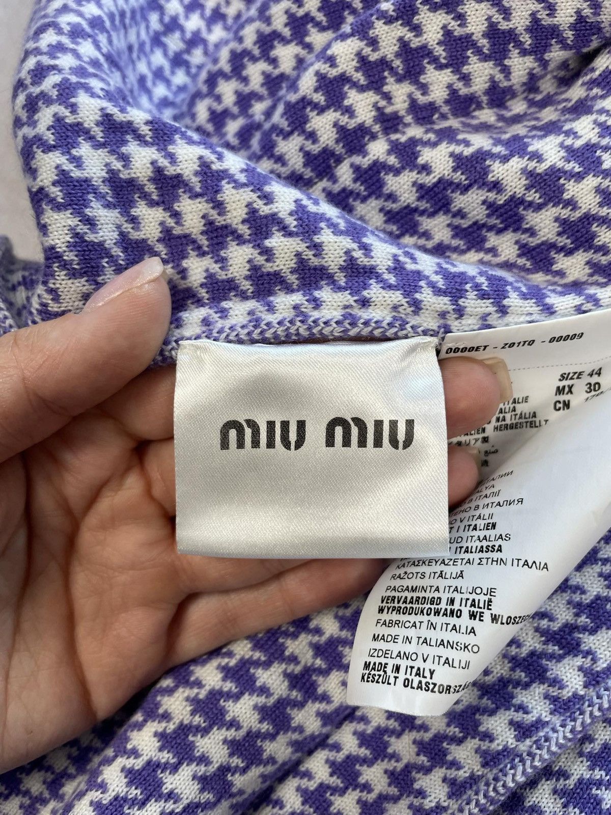 Miu Miu Miu Miu Mini Skirt Student School Girl Size 30" / US 8 / IT 44 - 6 Thumbnail