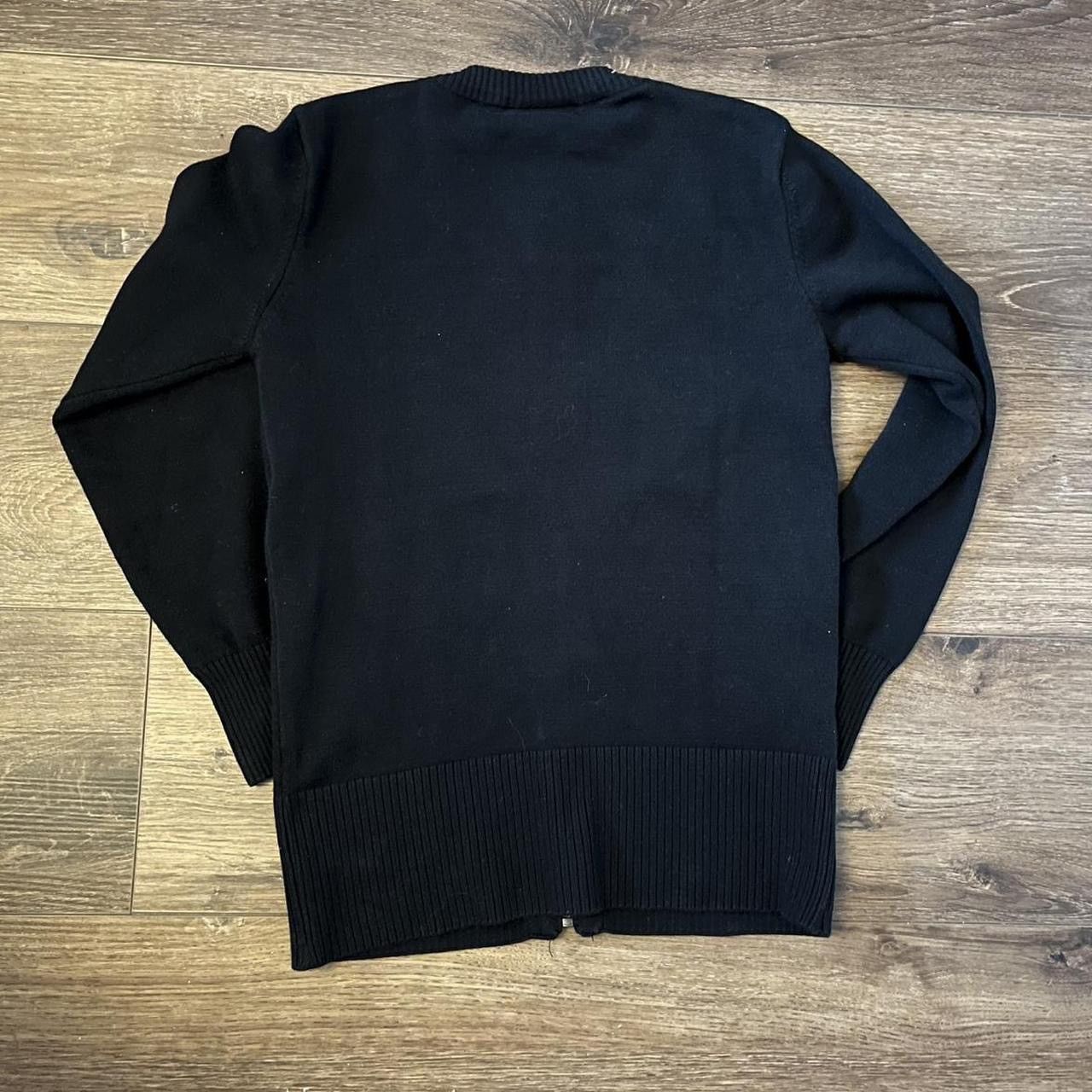 Lacoste Vintage Lacoste Black Zip Up Sweater Size S / US 4 / IT 40 - 4 Thumbnail