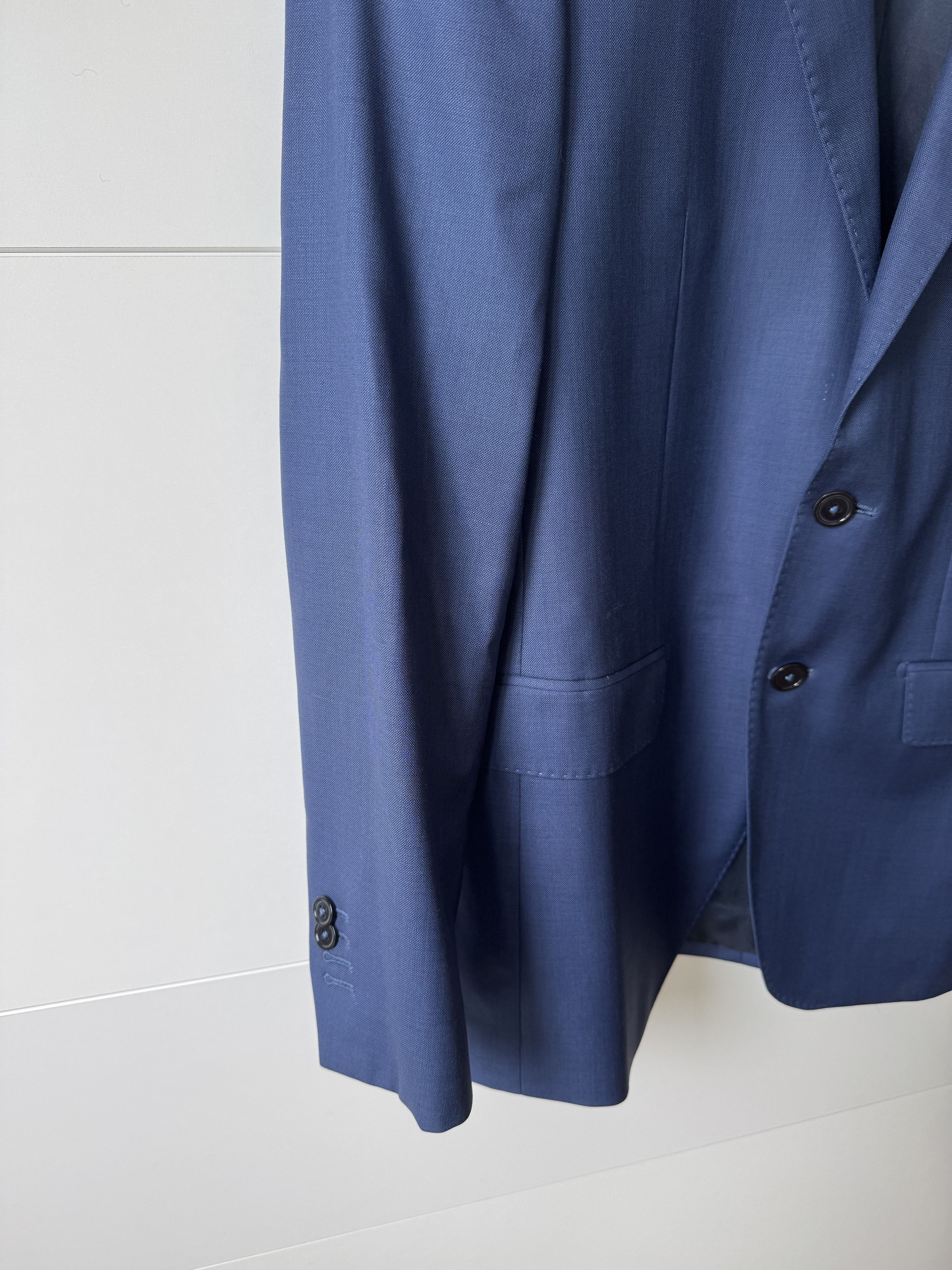 Massimo Dutti [46] 2040 Single Breasted Wool Blazer in Navy Size 46R - 3 Thumbnail