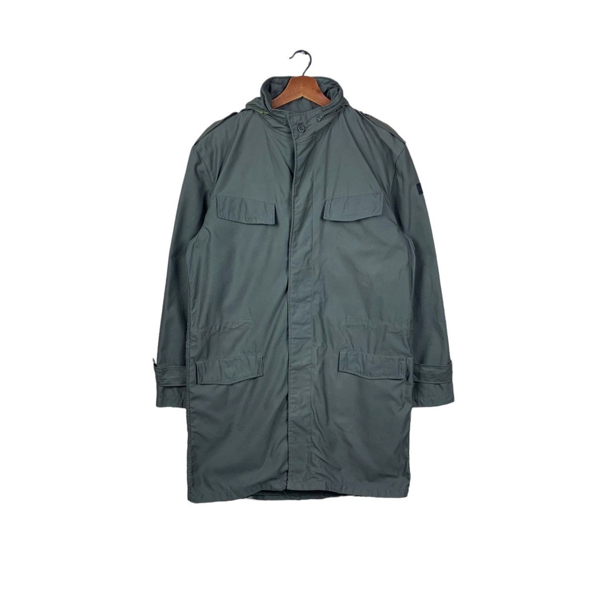 Vintage Vintage Feuchter Ringelai Germany Military Parka Jacket Size US L / EU 52-54 / 3 - 1 Thumbnail