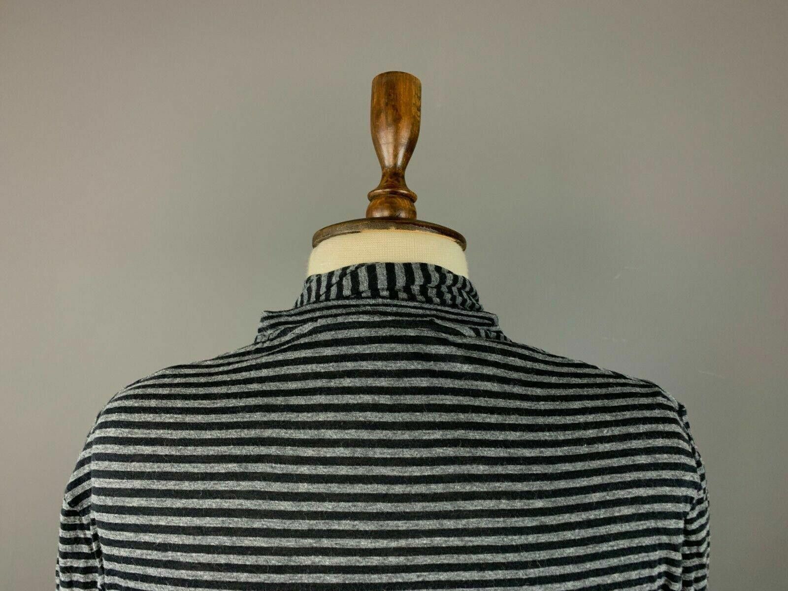 Neil Barrett Neil Barrett Black Striped Crew Neck Pullover Sweater Size L Size L / US 10 / IT 46 - 6 Thumbnail