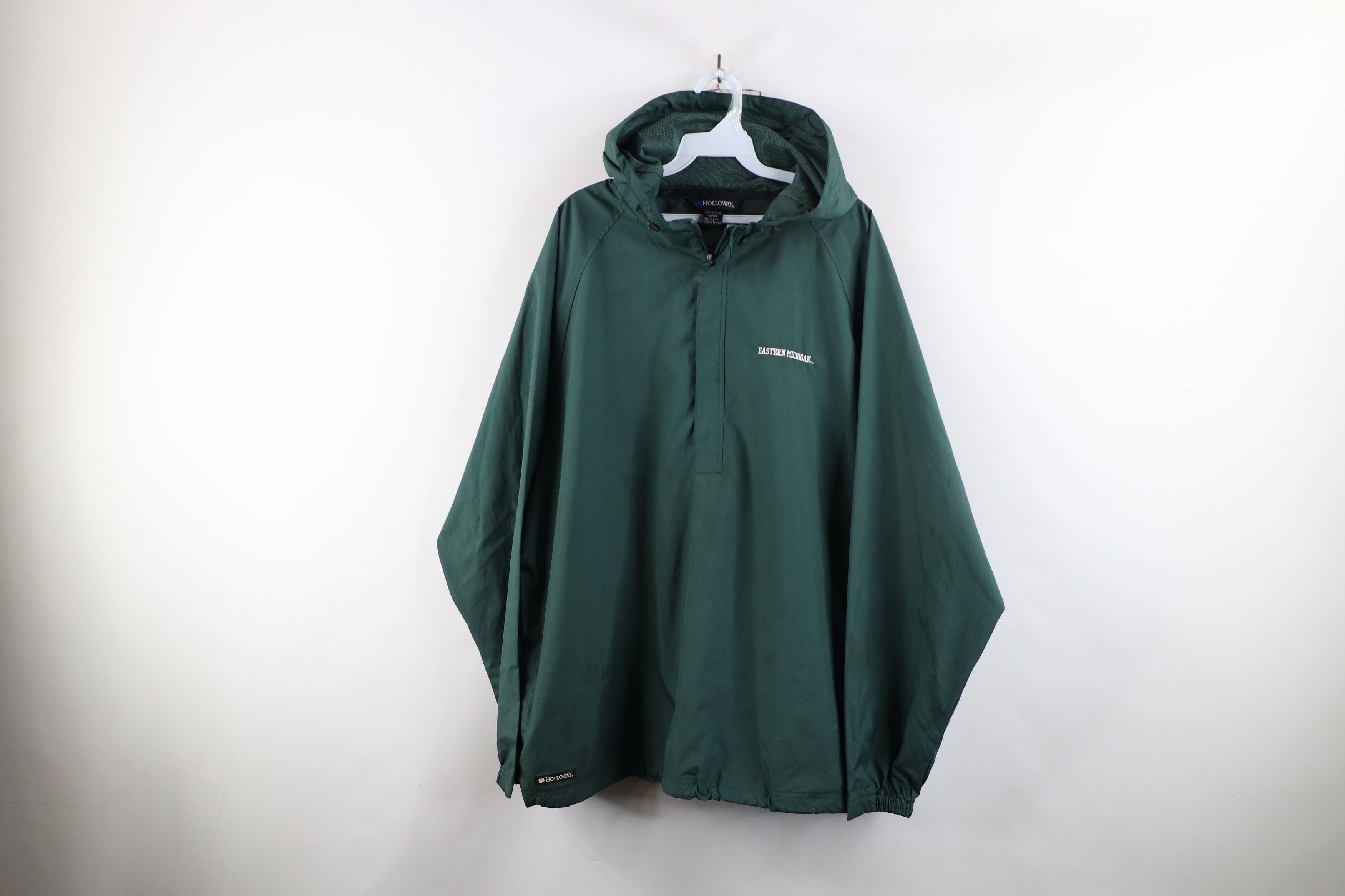 Vintage Vintage 90s Spell Out Eastern Michigan University Jacket Size US L / EU 52-54 / 3 - 1 Thumbnail