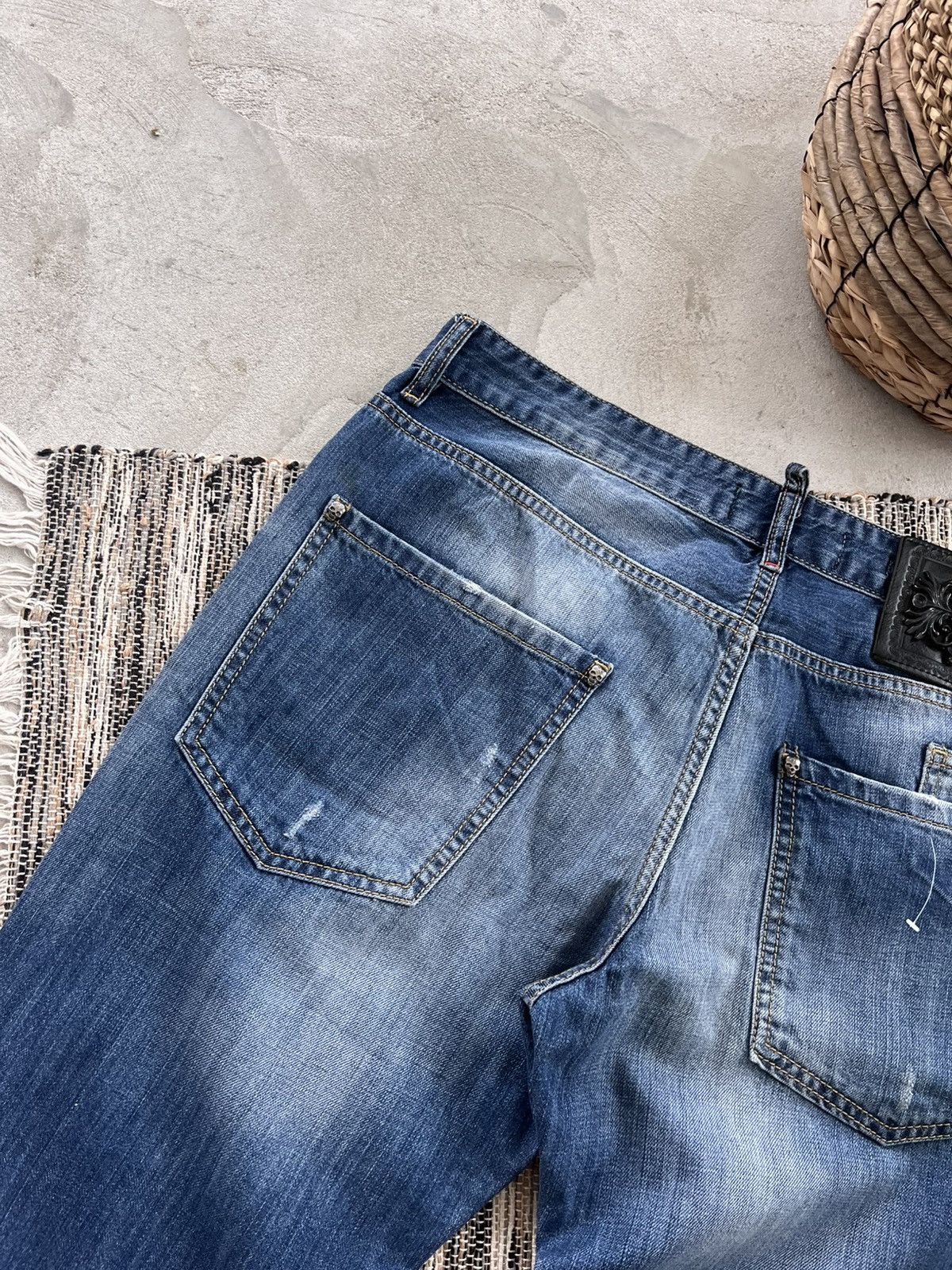 Philipp Plein New Philipp Plein Jeans Heavy Metal Logo Y2K Distressed Size US 36 / EU 52 - 13 Thumbnail