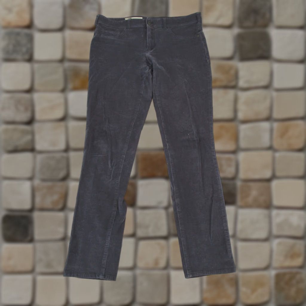 Anthropologie Anthropologie Pilcro Pants Womens 30 Gray Corduroy Skinny Chino Cotton Spandex Size 30" / US 8 / IT 44 - 1 Thumbnail