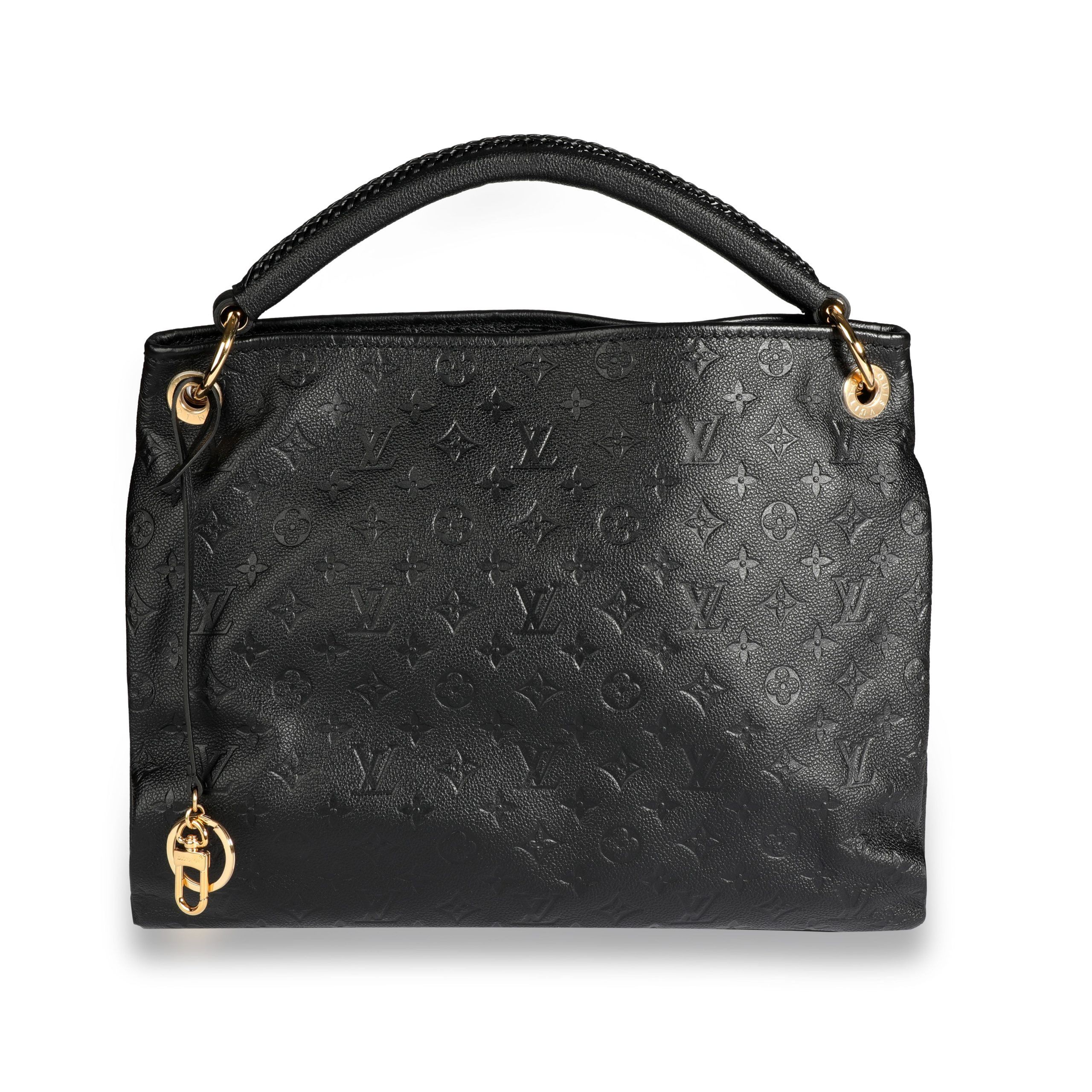 image of Louis Vuitton Black Monogram Empreinte Artsy Mm, Women's