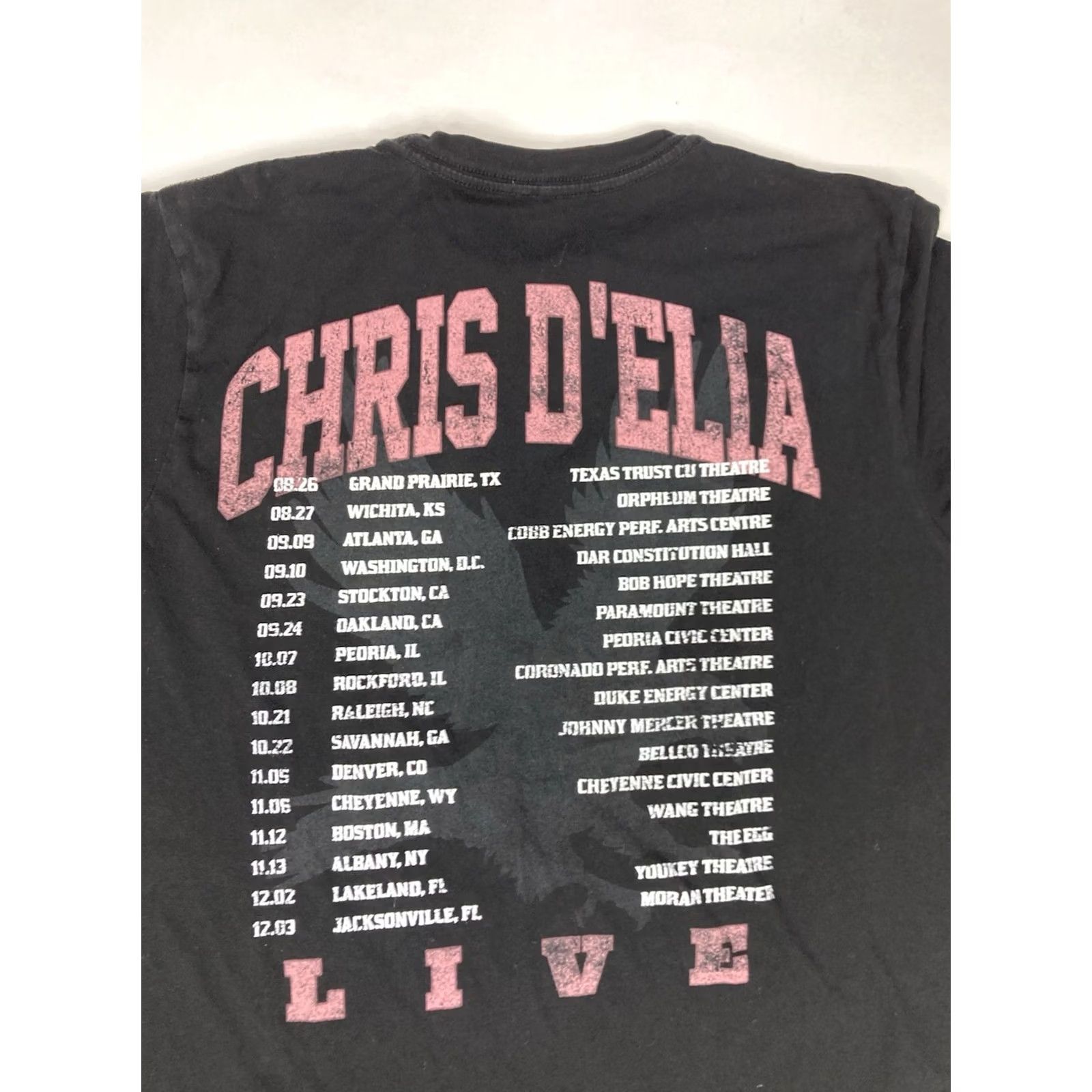 Olive Chris D'elia Don't Push Me Live Graphic T-shirt Men XL Black Comedy Shirt Size US XL / EU 56 / 4 - 4 Thumbnail