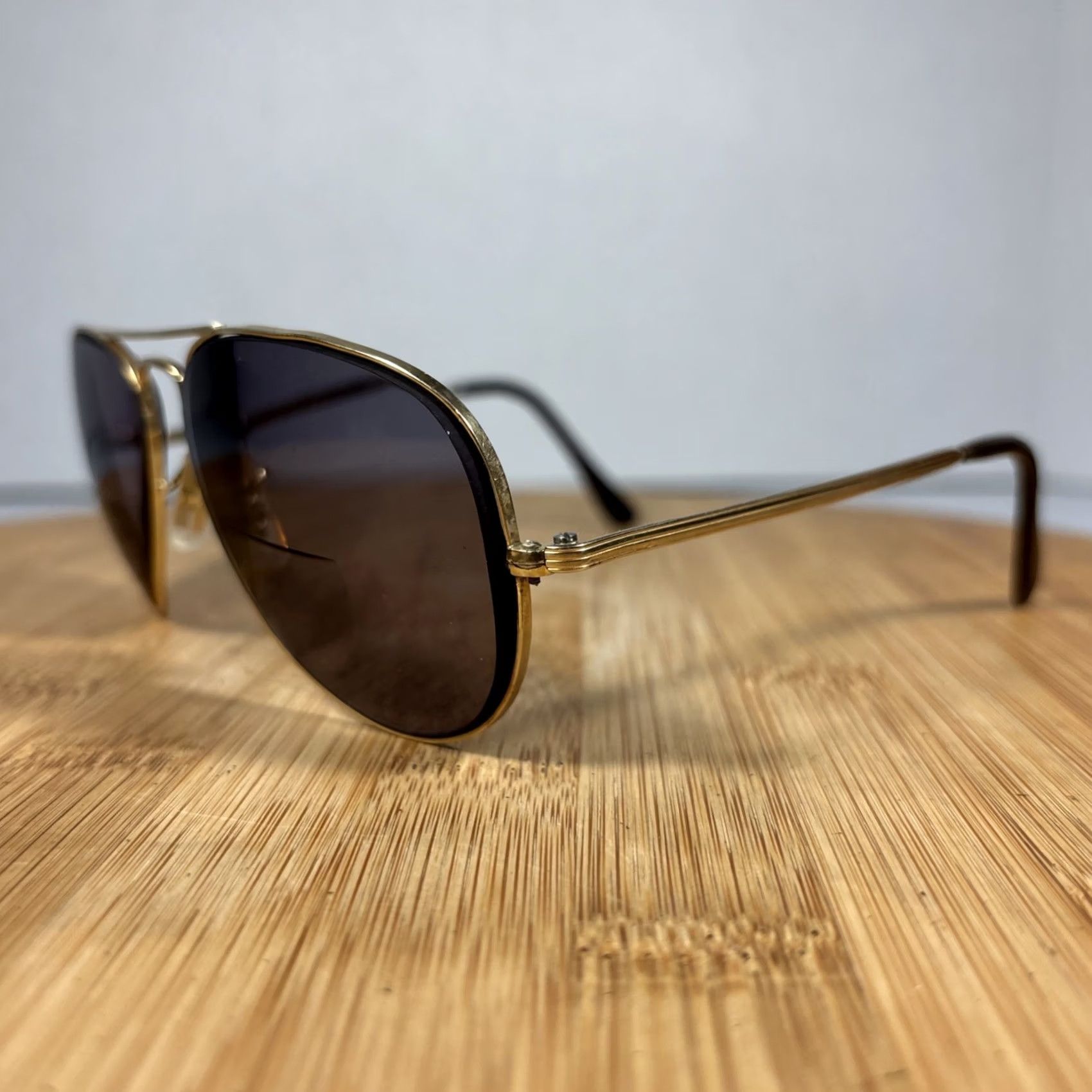 American Optical VINTAGE American Optical AO 1/10 12K Gold Frames ONLY Aviator Sunglasses 5 1/2" Gold Mens Size ONE SIZE - 6 Thumbnail