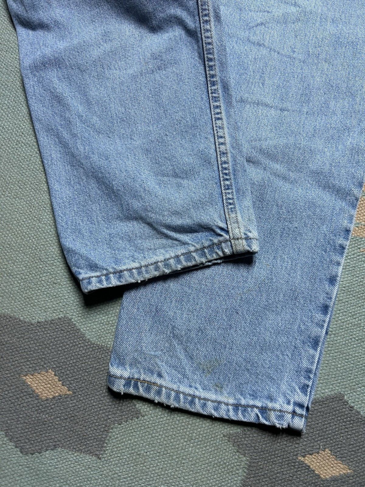 Vintage Vtg 90s Levi’s 550 jeans relaxed skater USA light wash 33x32 Size US 33 - 8 Thumbnail