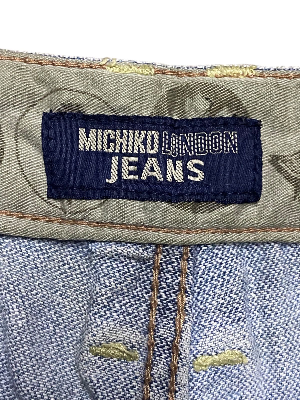 Michiko Koshino London Vintage Michiko London Faded Wash Super baggy Jeans Size US 30 / EU 46 - 7 Thumbnail