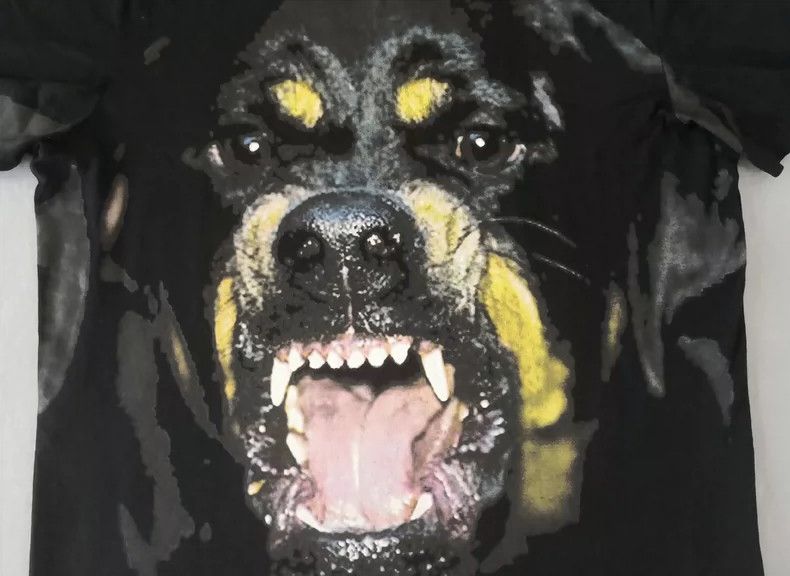 Givenchy Givenchy Dog Head Short Sleeve T-Shirt Size US L / EU 52-54 / 3 - 5 Thumbnail
