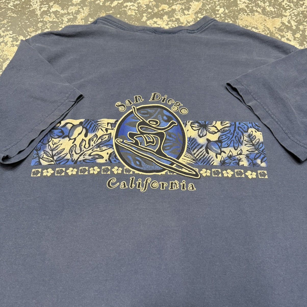 Other Vintage San Diego California Surf Navy Y2K Tshirt Size US L / EU 52-54 / 3 - 8 Thumbnail