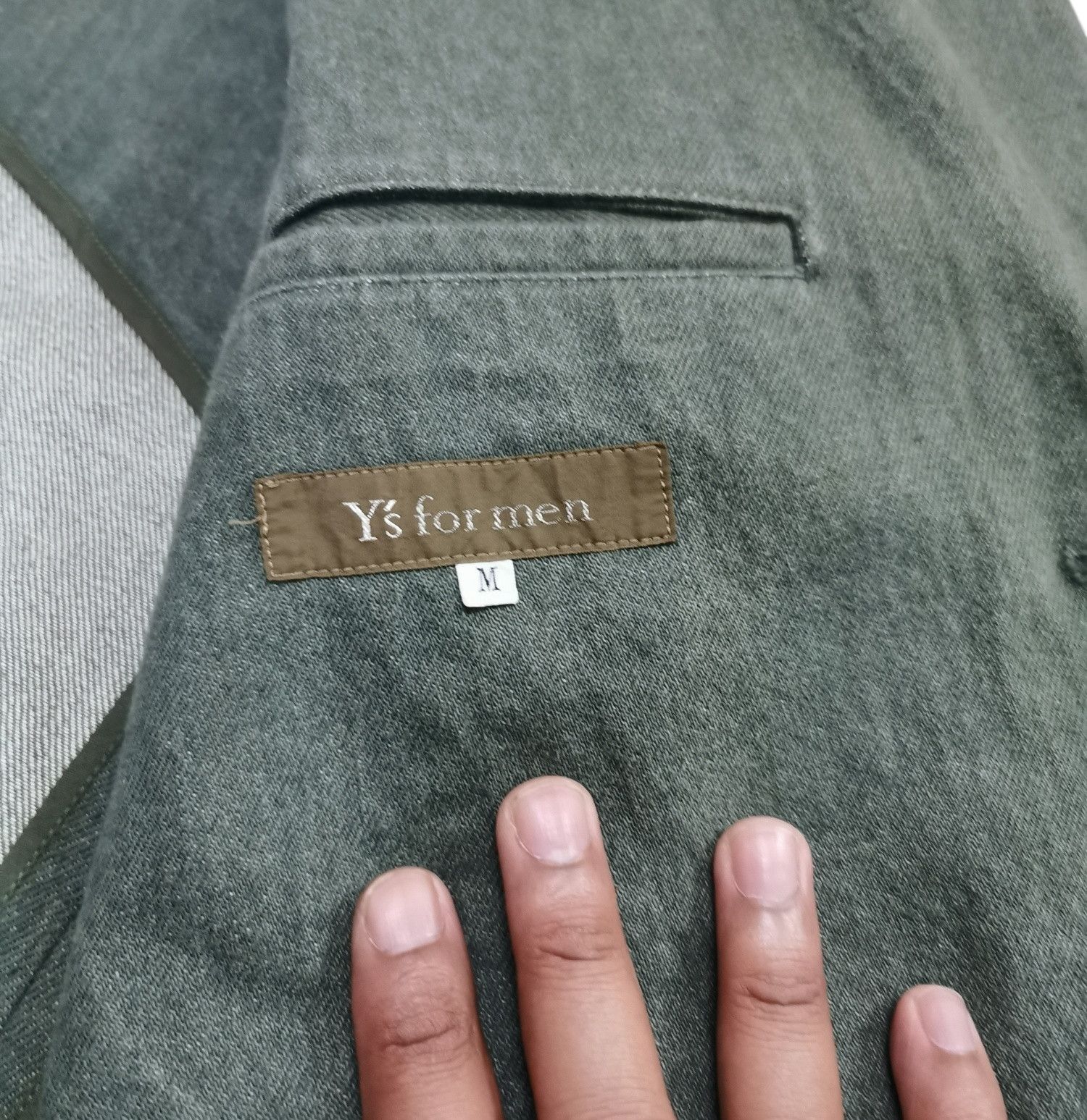 Yohji Yamamoto Yohji Yamamoto Denim Blazer Jacket Size US M / EU 48-50 / 2 - 13 Thumbnail