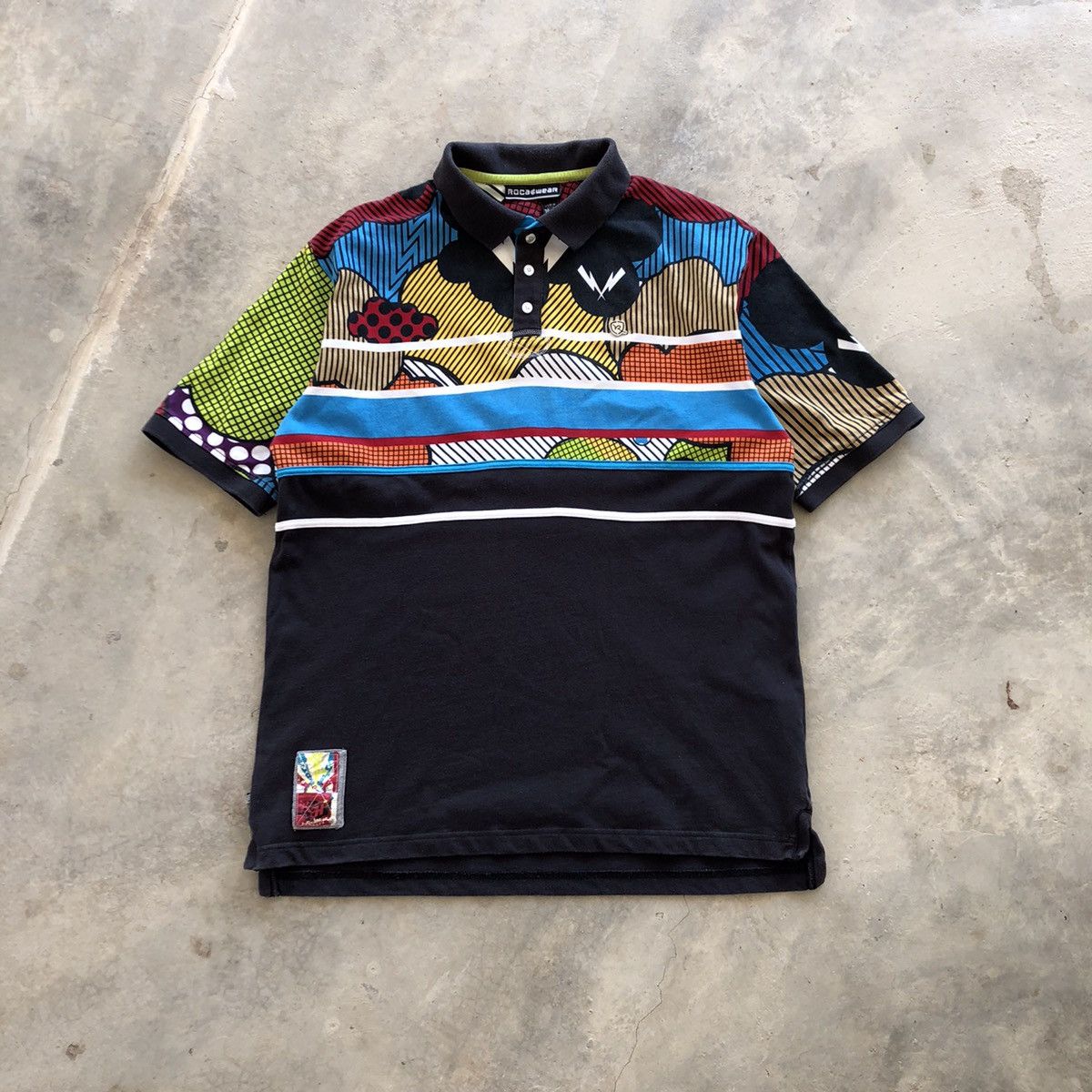 Rocawear ROCAWEAR Fancy Multicolor Design Polo Size US M / EU 48-50 / 2 - 1 Thumbnail