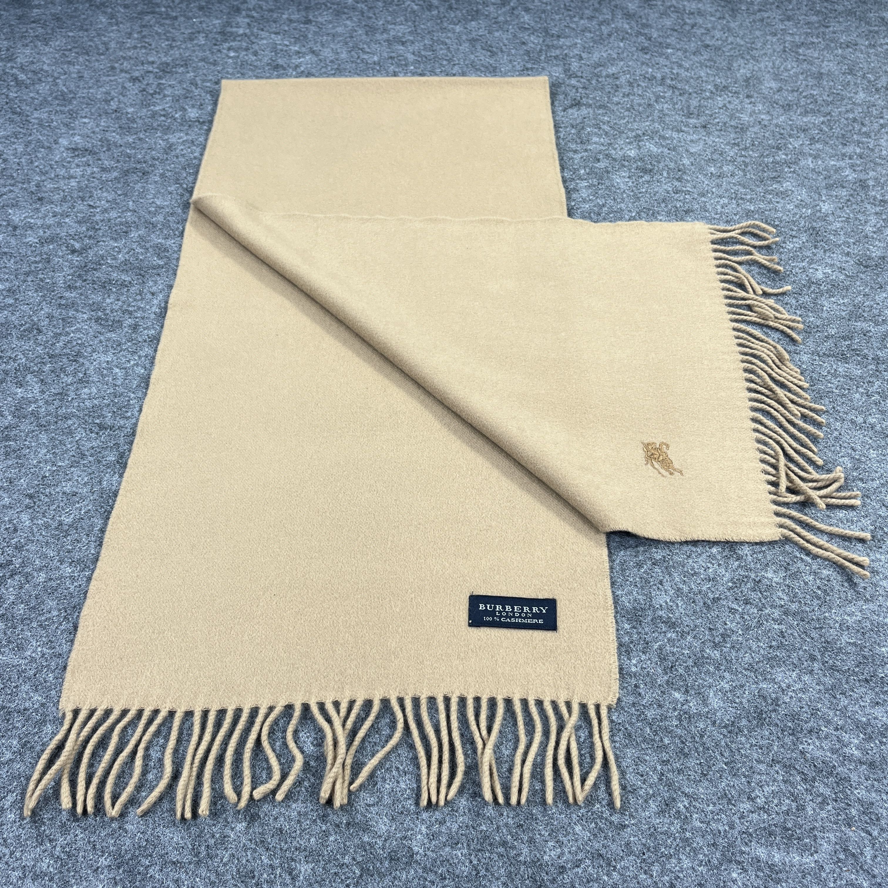 Burberry × Vintage Vintage Burberry Pain Scarf / Muffler / Neckwear T008 Size ONE SIZE - 3 Thumbnail