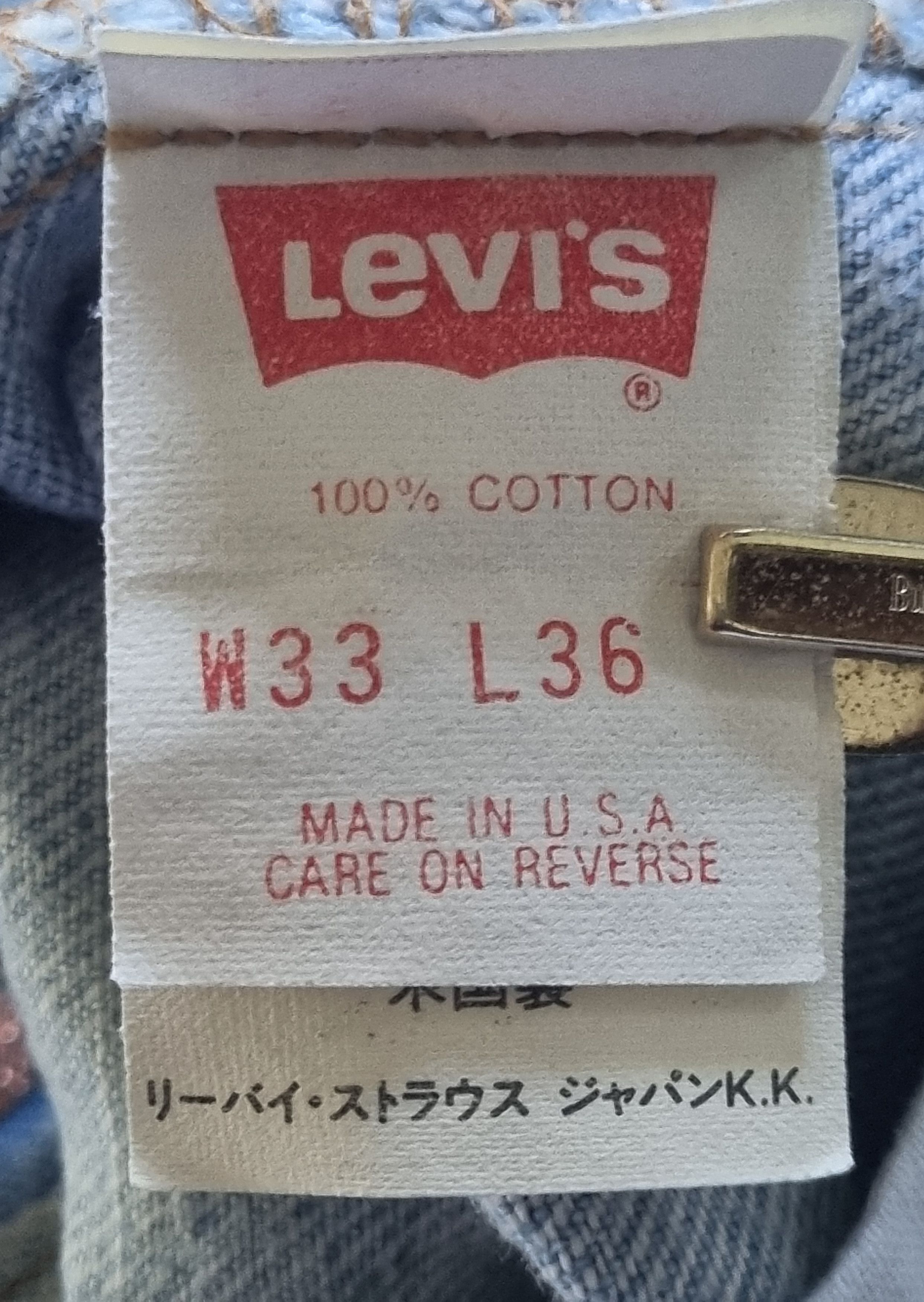 Levi's × Takashi Murakami × Vintage Vintage Levi's 501XX Takashi Murakami Jeans Size US 33 - 18 Thumbnail