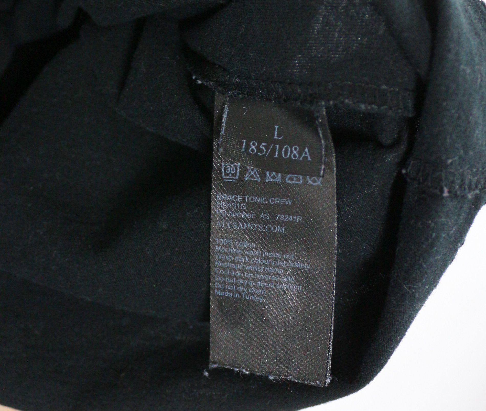 Allsaints AllSaints Brace Tonic Crew Logo Tee T-shirt Avant Garde Size US L / EU 52-54 / 3 - 4 Thumbnail