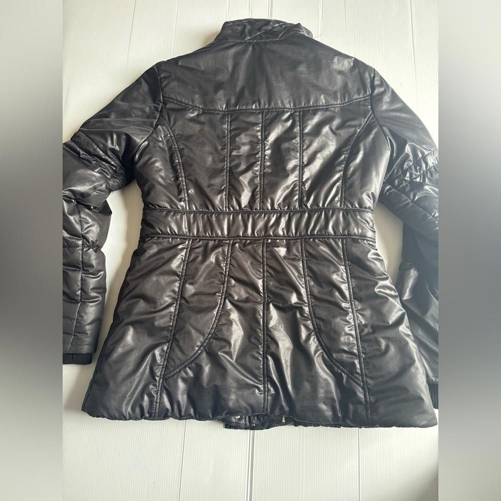 Designer Y2K Black Puffer Jacket Size M / US 6-8 / IT 42-44 - 2 Thumbnail