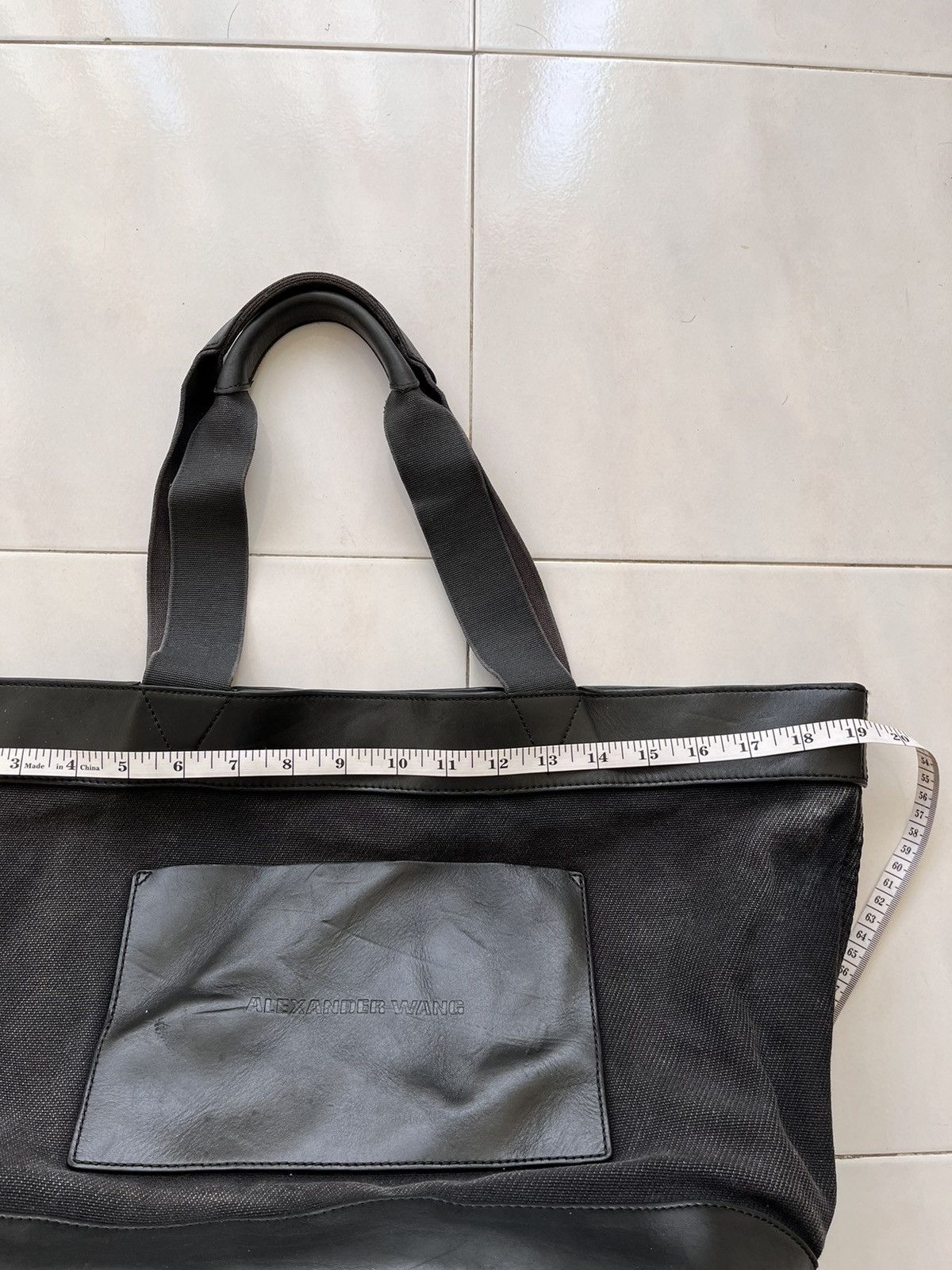 Alexander Wang Alexander Wang Canvas Leather Tote Bag Size ONE SIZE - 21 Thumbnail