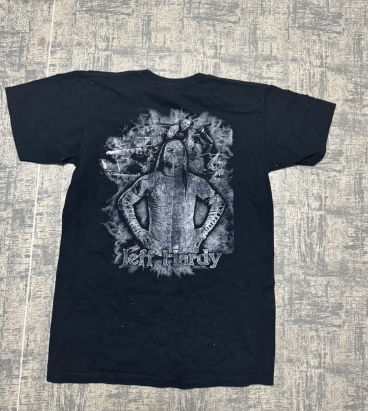 Vintage × WWE WWE Jeff Hardy Wrestling T shirt Double Printed Size US S / EU 44-46 / 1 - 4 Thumbnail