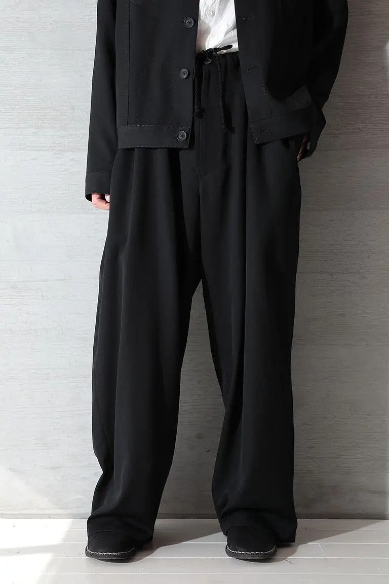 18SS Pour Homme Gabardine Draw String Pants 1