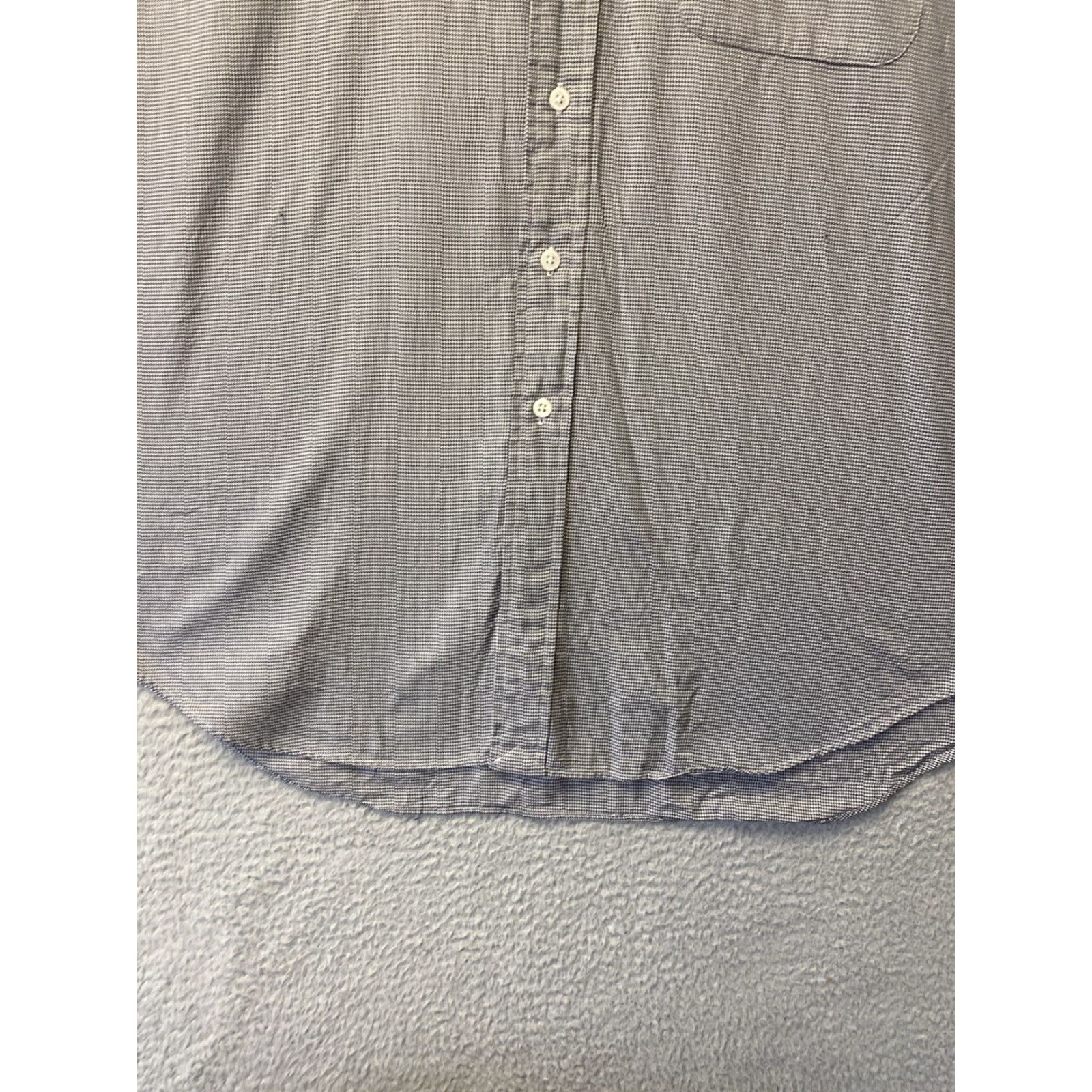 Polo Ralph Lauren Polo Ralph Lauren Dress Shirt Men XL Black White Check Button-Up Long Sleeve Button-Down Size 46R - 2 Thumbnail