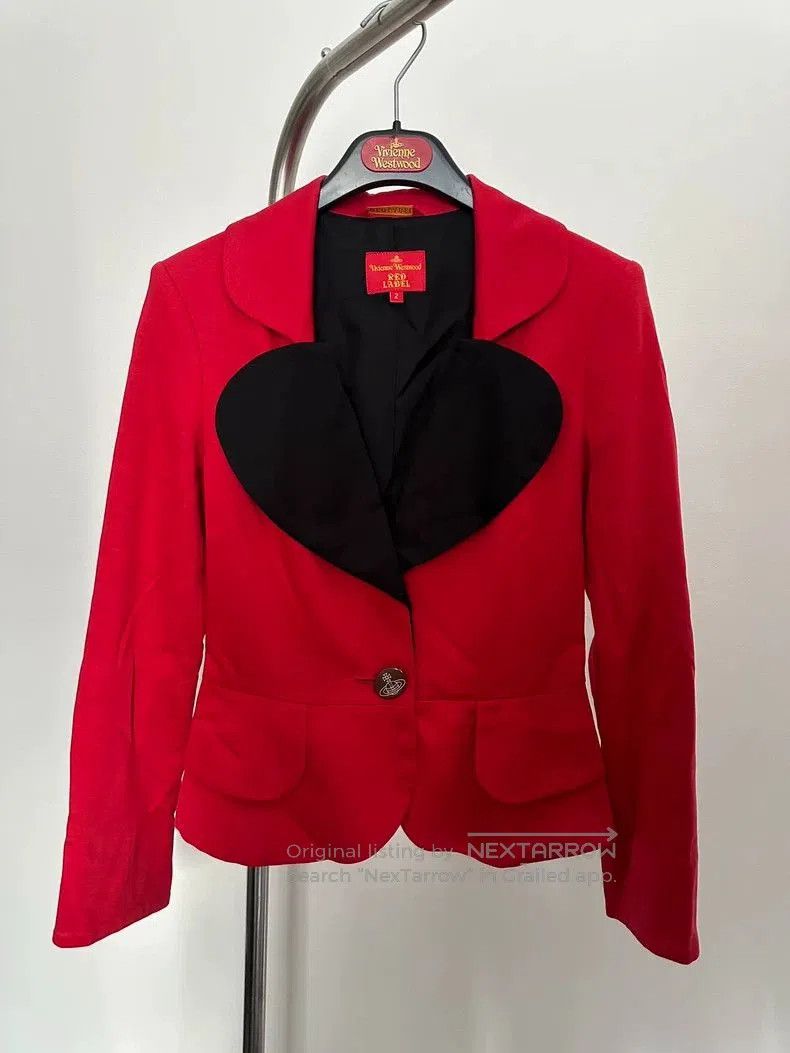 Vivienne Westwood Vivienne Westwood Red Heart Collar Blazer . Size US M / EU 48-50 / 2 - 1 Thumbnail