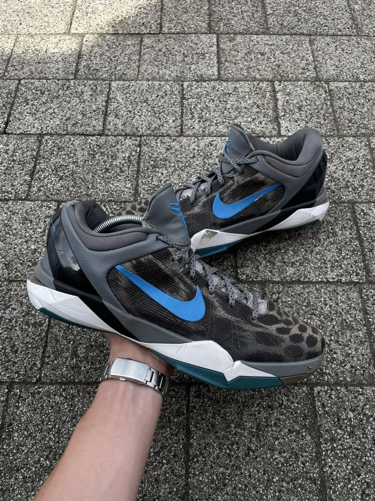 Nike Nike Kobe 7 Grey Cheetah Size US 12.5 / EU 45-46 - 4 Thumbnail