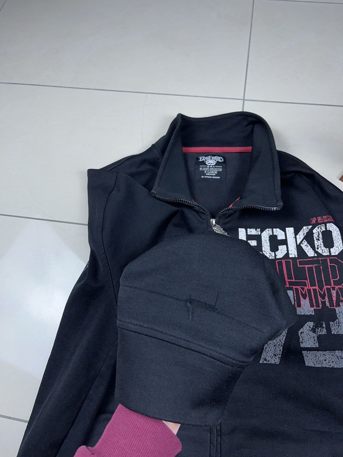 Other ➕ vintage y2k ecko unlimited mma zip up sweatshirt Size US XL / EU 56 / 4 - 6 Thumbnail