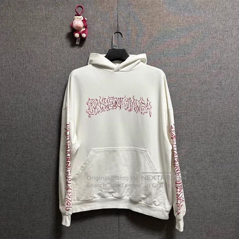 Balenciaga Balenciaga Letter Printed Sweatshirt Size US M / EU 48-50 / 2 - 1 Thumbnail