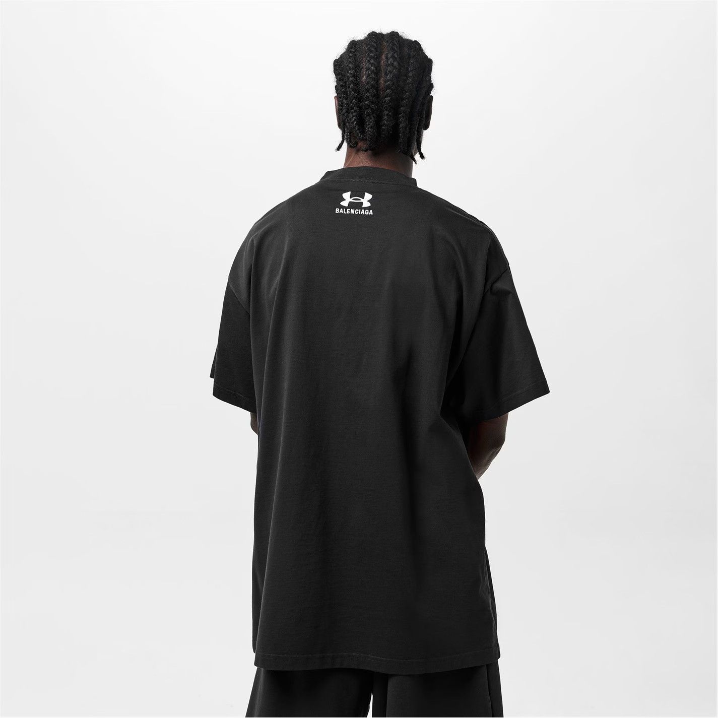 Balenciaga × Under Armour o1g2r1mq0226 Under Armour Oversized T-Shirt In Black Size US XL / EU 56 / 4 - 4 Thumbnail
