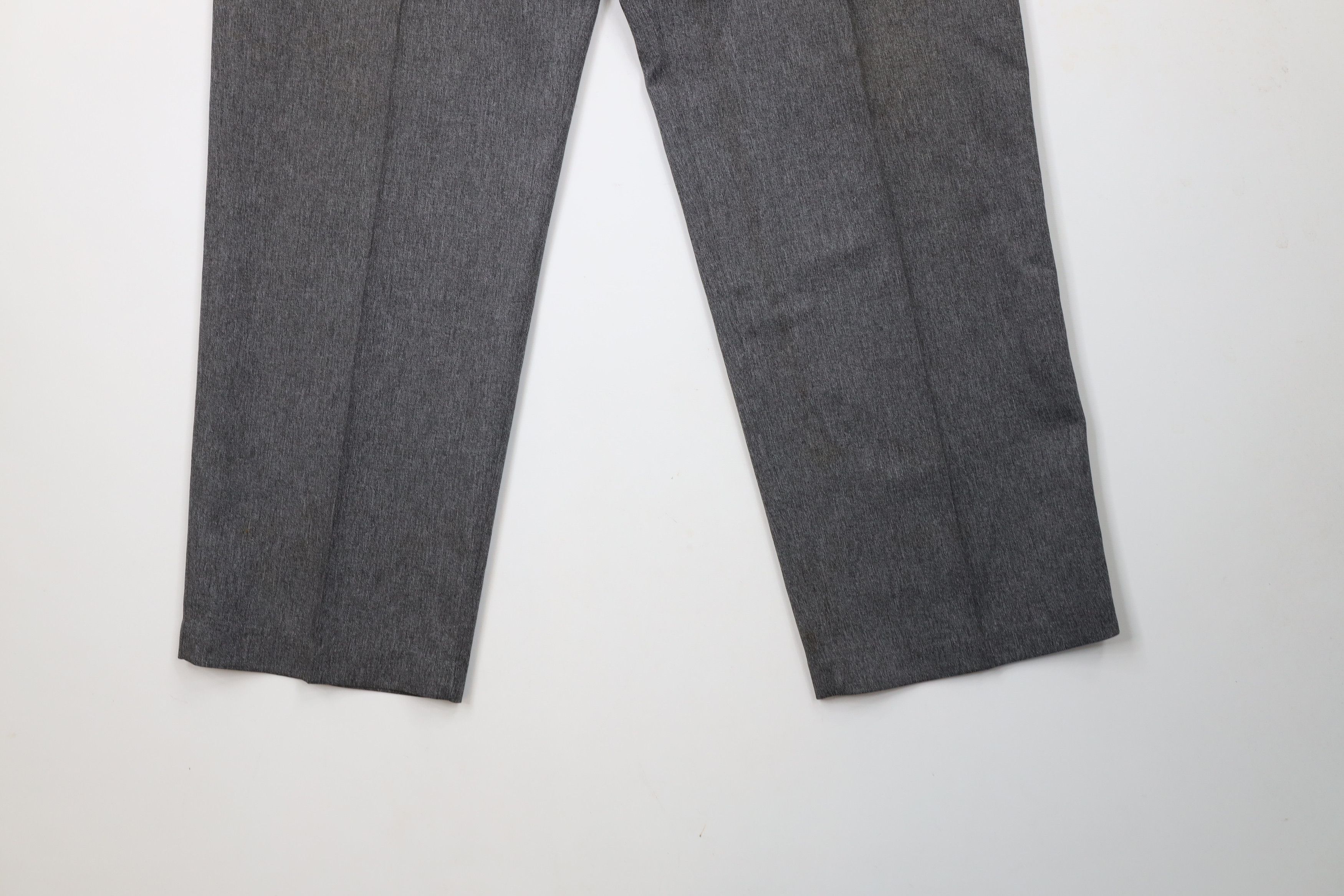 Levi's × Vintage Vintage Y2K 2004 Levis Knit Wide Leg Chino Pants Gray Size US 36 / EU 52 - 4 Thumbnail