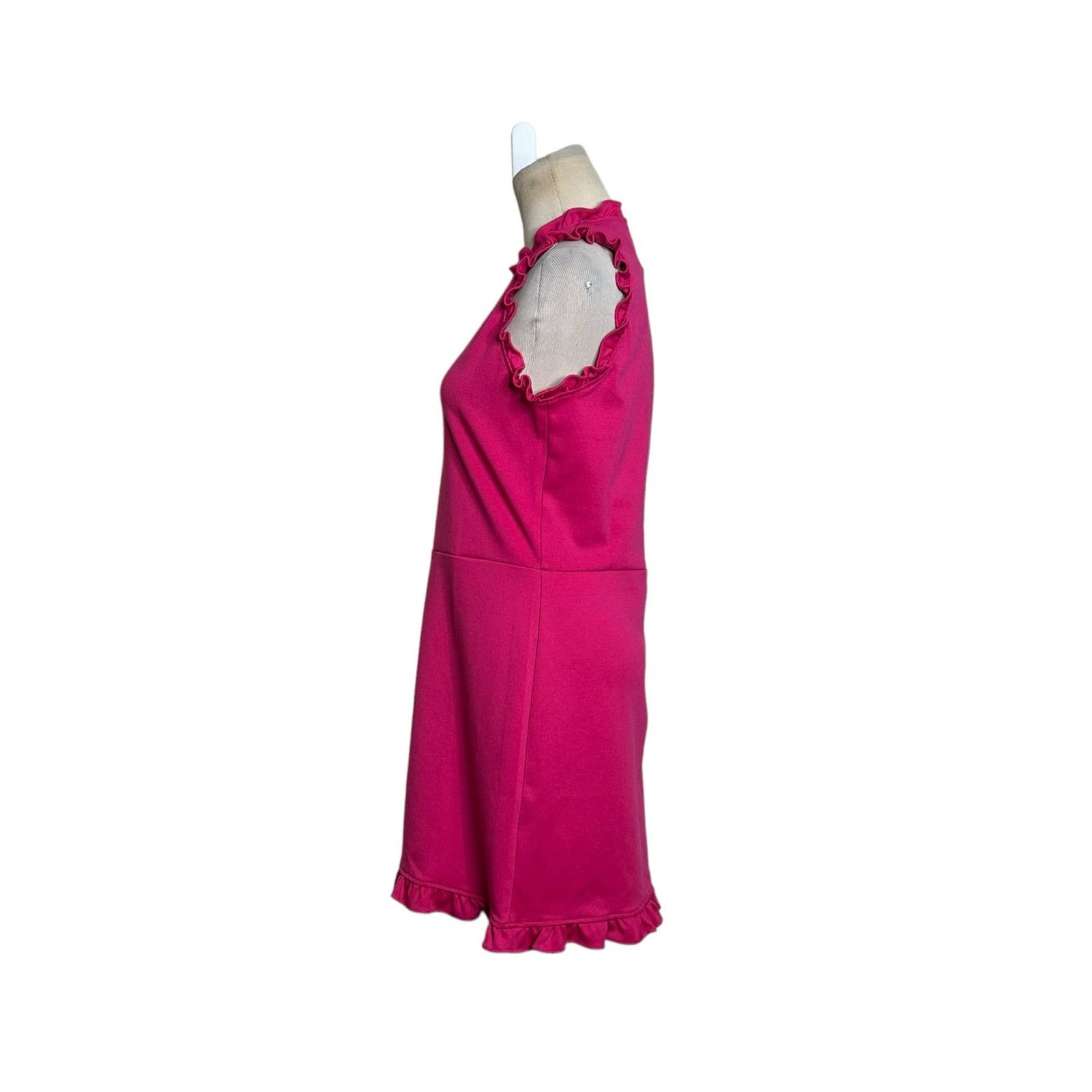 Amanda Uprichard Amanda Uprichard fuchsia sleeveless sheath dress size Large Size L / US 10 / IT 46 - 7 Thumbnail