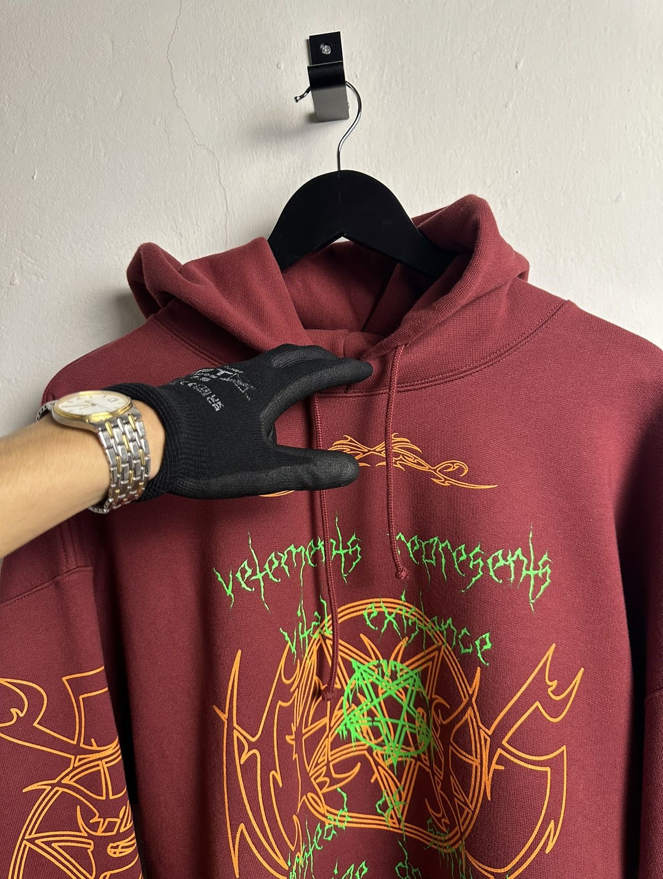Vetements Vetements Vital Existence Hoodie Size US XS / EU 42 / 0 - 5 Thumbnail
