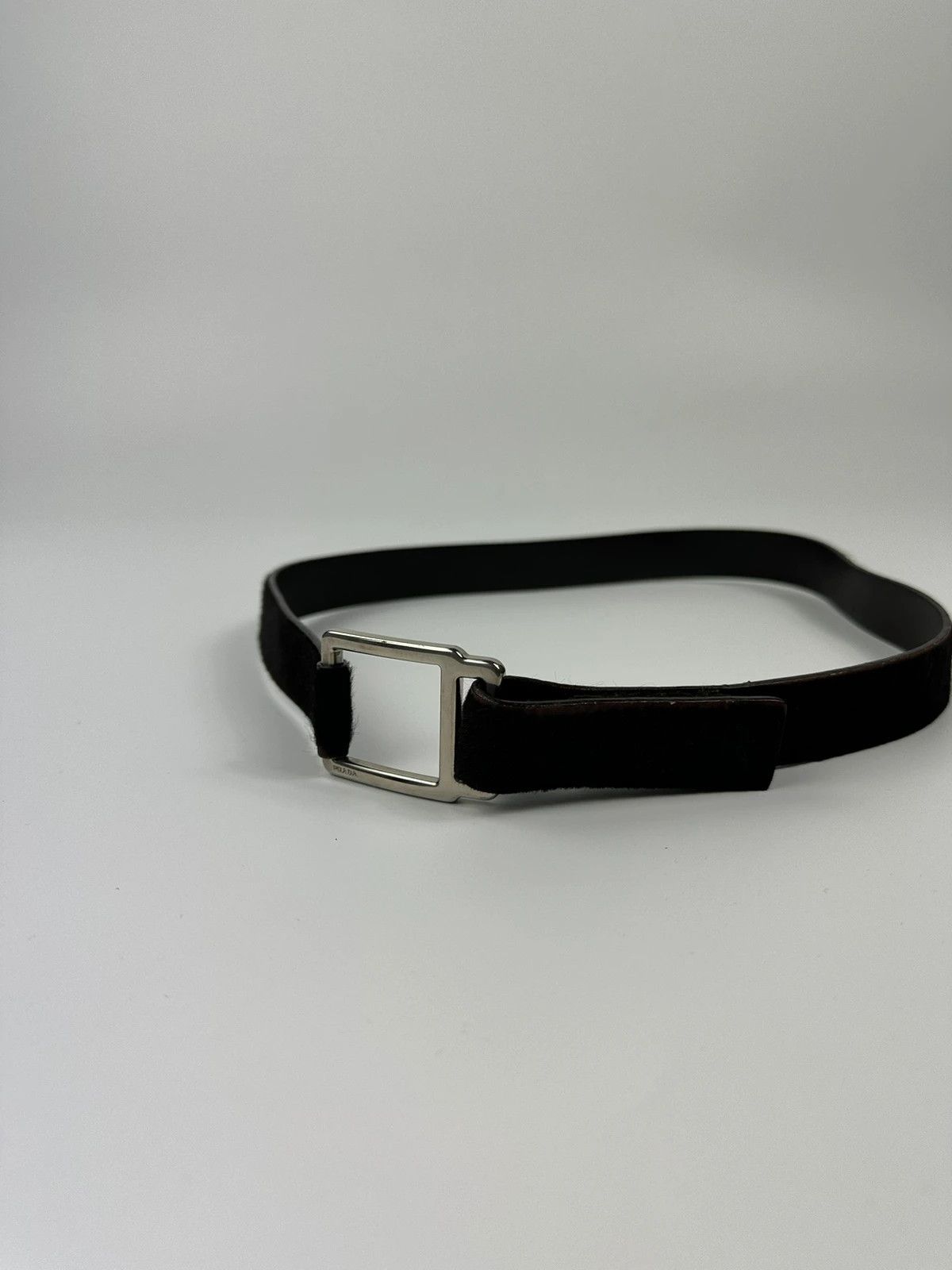 Prada Prada Milano 90's Dark Brown Fur Belt Size ONE SIZE - 3 Thumbnail
