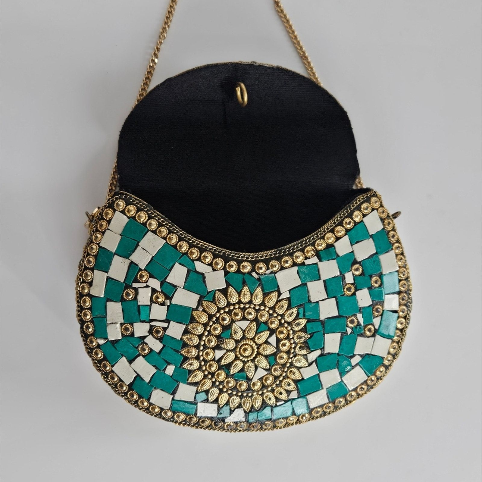 Other RAMLA “Beverly Hills” Mosaic Handbag NEW Rare Size ONE SIZE - 6 Thumbnail