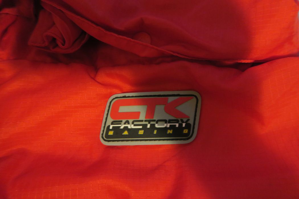 Vintage Team CYBERTEK Racing Jacket Red 2000 Enduro CTK Fleece Lined ...