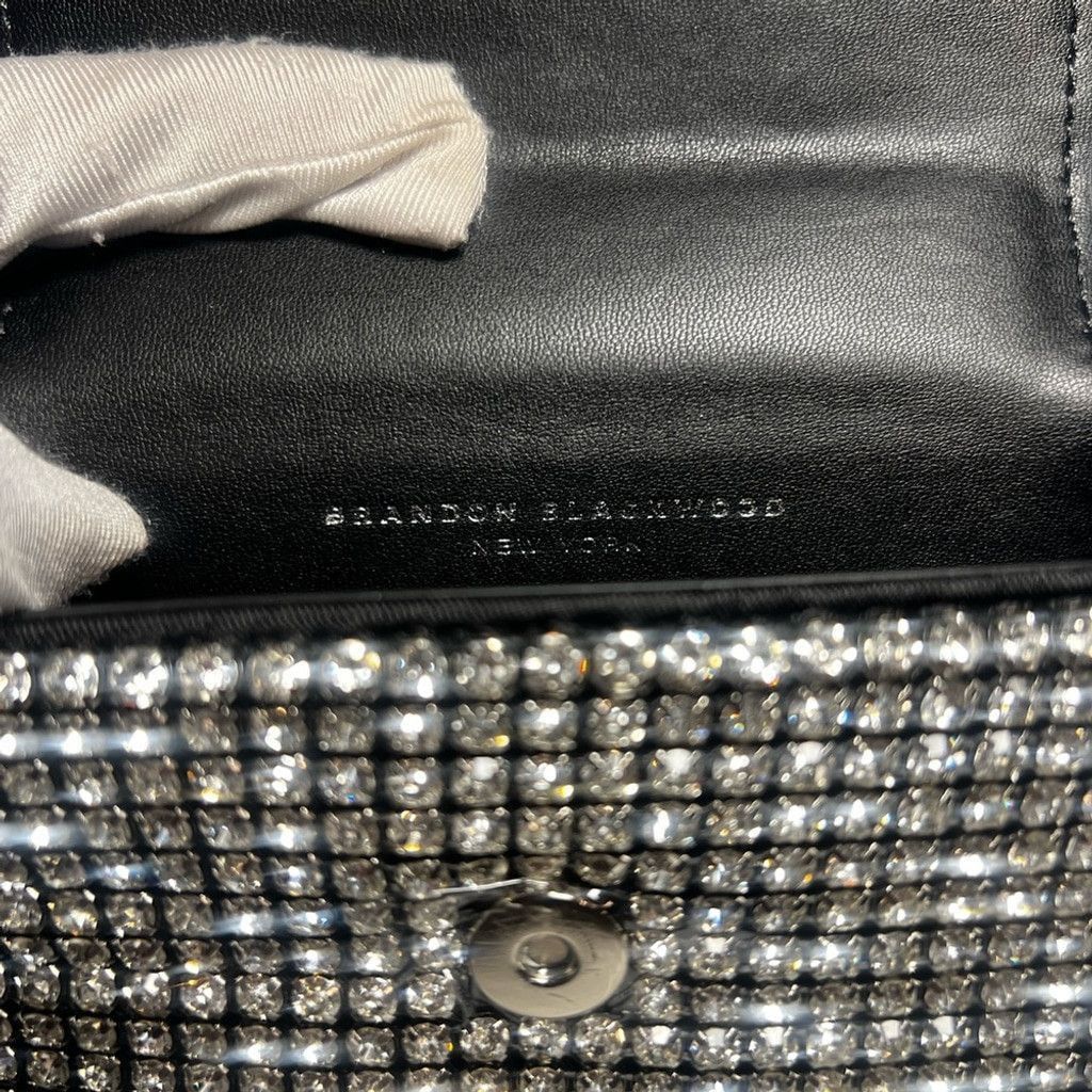 Brandon Blackwood Brandon Blackwood Micro Nia Bag- Black Crystal Size ONE SIZE - 6 Thumbnail