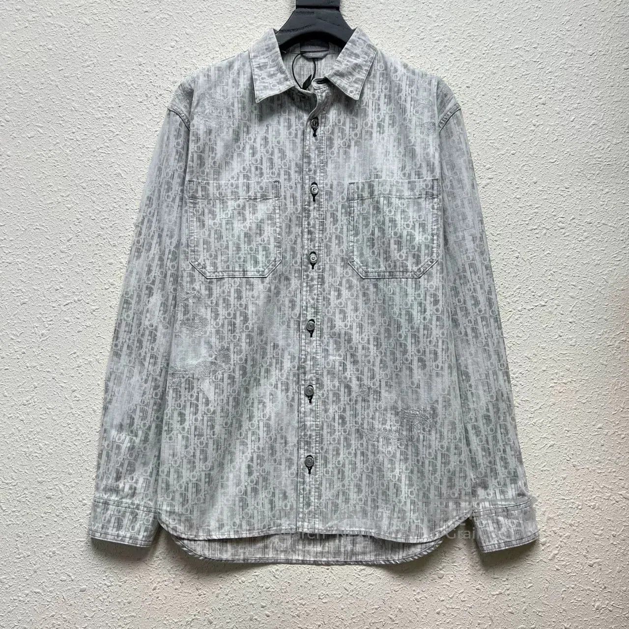 Dior dior logo distressed denim shirt jacket. Size US M / EU 48-50 / 2 - 1 Thumbnail