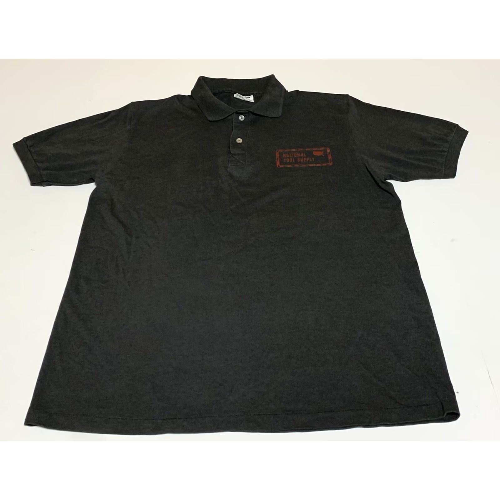 Vintage VINTAGE National Tool Supply Employee Polo Shirt Mens L Black Cotton Blend Logo Cooper Tools Shirt Size US L / EU 52-54 / 3 - 2 Thumbnail