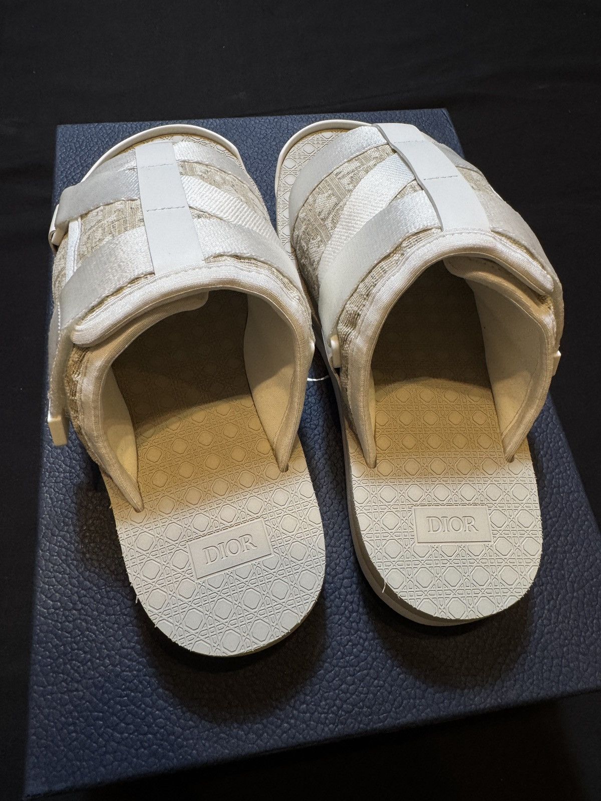 Dior Dior Alpha Slides White/Cream Size 40, (US7) Size US 7 / EU 40 - 4 Thumbnail