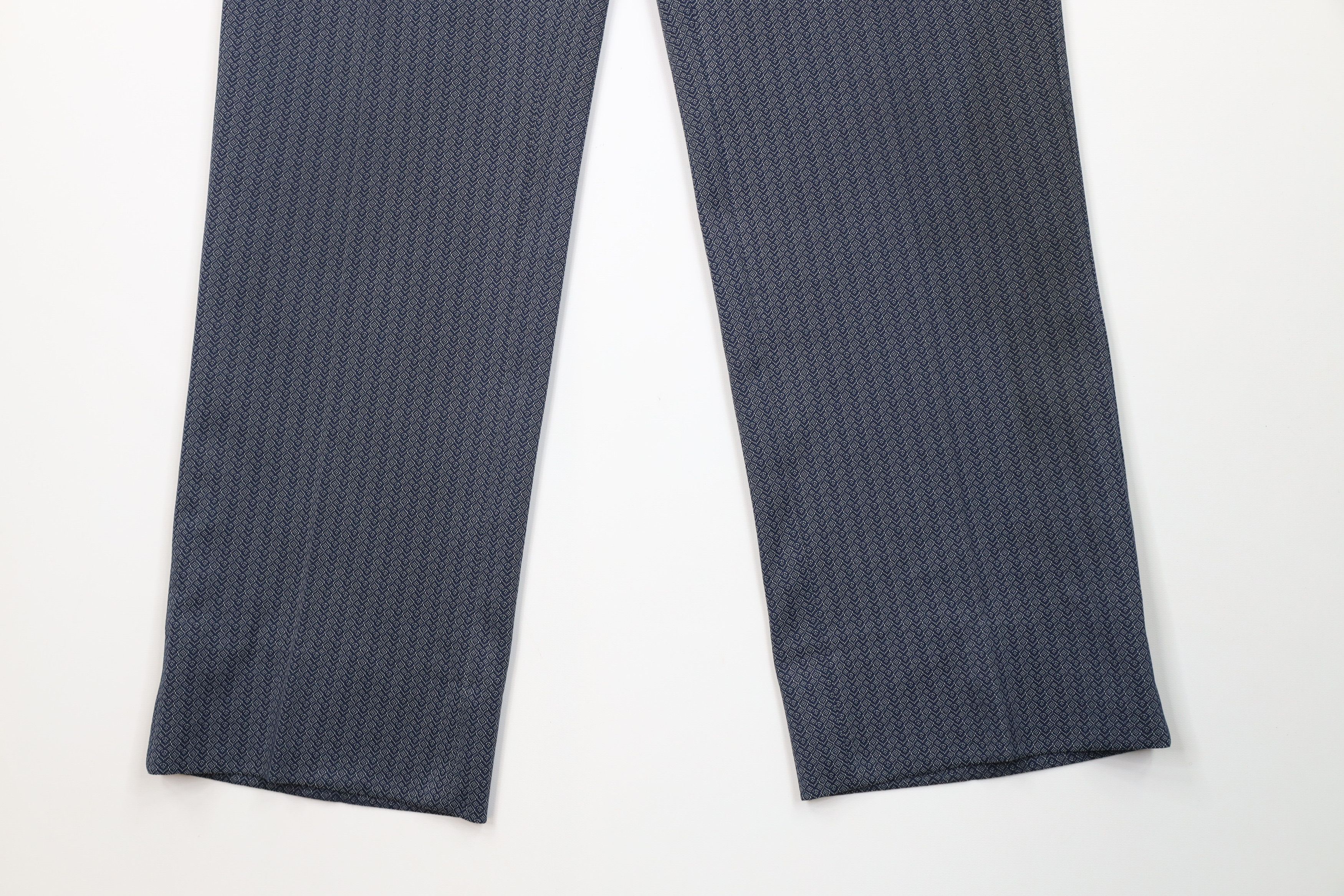 Vintage 60s 70s Streetwear Knit Wide Leg Chino Pants USA