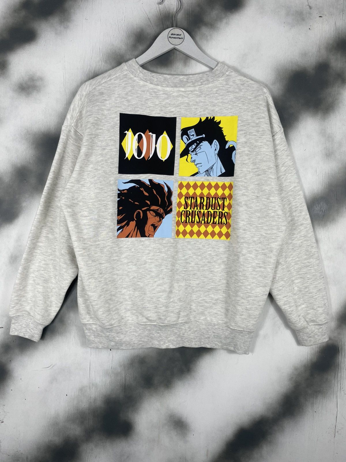 Anime Vintage Jojo Bizarre Stardust Crusaders Sweatshirt Size US M / EU 48-50 / 2 - 1 Thumbnail