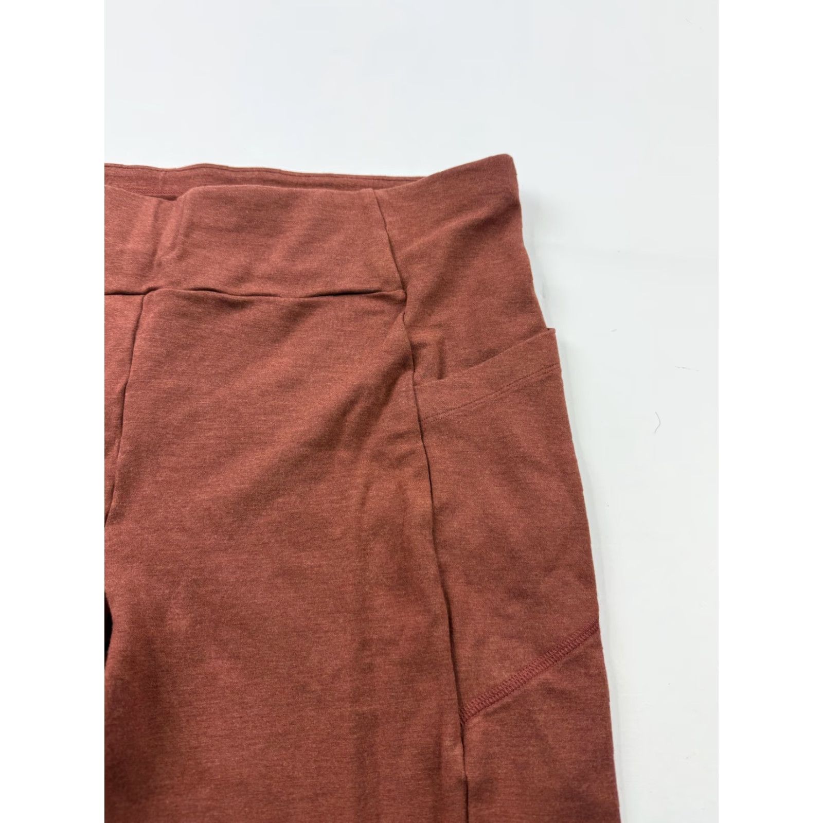 Vintage Cabi Pants Womens Large Brown Ponte Jogger Elastic Waist Pockets Stretch Casual Size 36" / US 14 / IT 50 - 2 Thumbnail