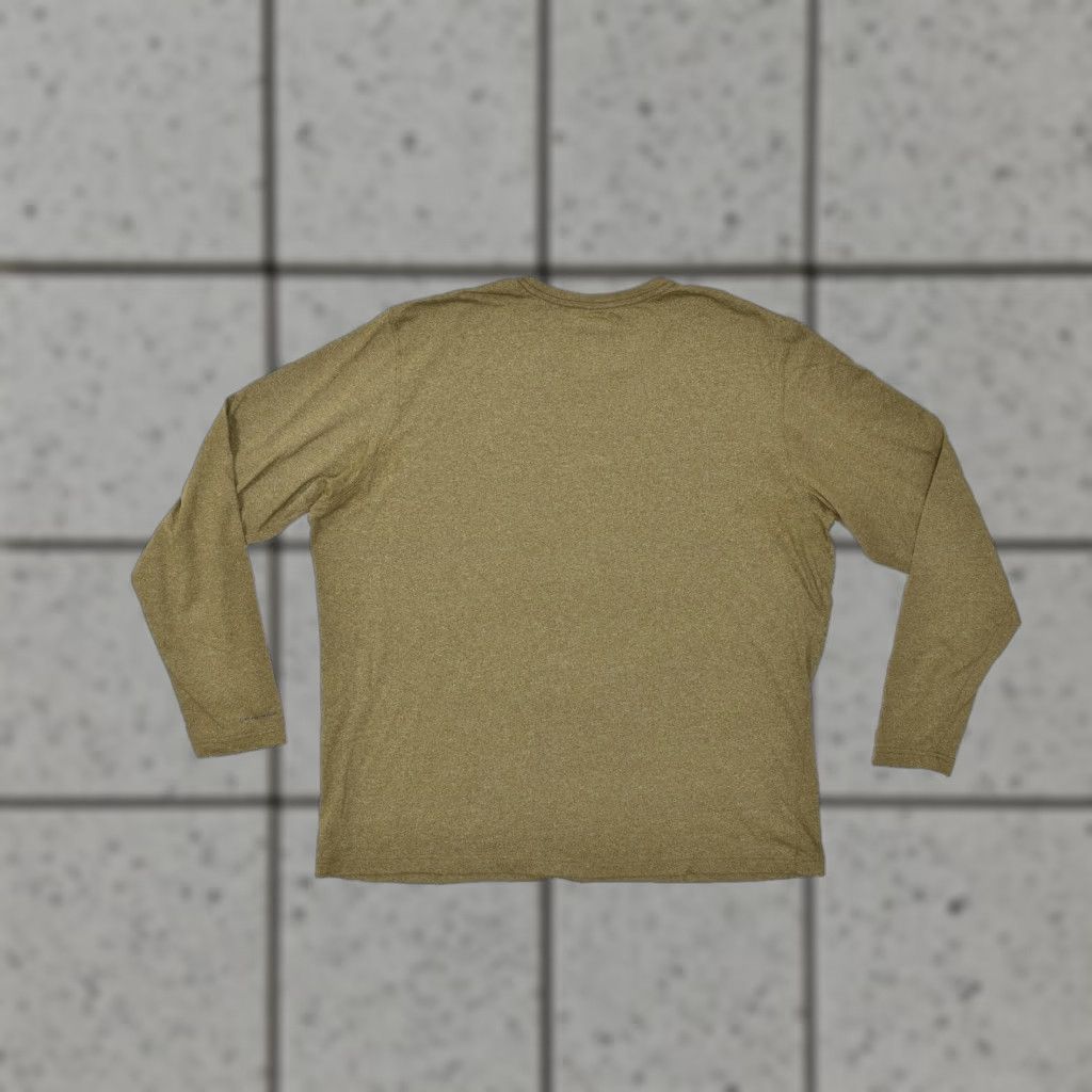 Olive Columbia Men's Long Sleeve Tee XXL Olive Green Heathered Omni-Wick Logo Crew Neck Shirt Athletic Outdoor Mens Size US XXL / EU 58 / 5 - 1 Thumbnail