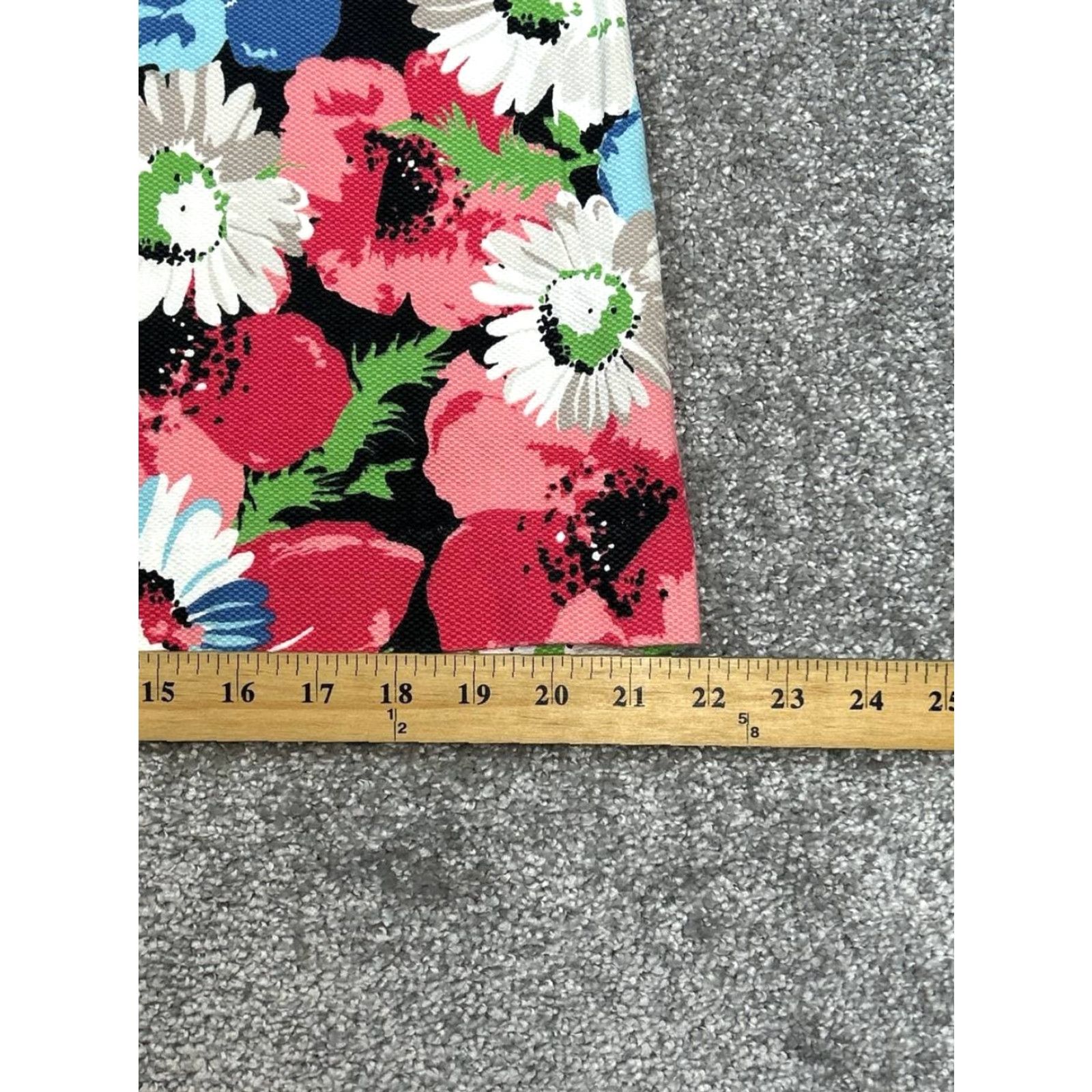 Talbots Talbots Pencil Skirt Women 10 Multicolor Floral Cotton Spandex Back Zip Knee Length Casual Travel Women's Skirt Talbots Size 32" / US 10 / IT 46 - 3 Thumbnail