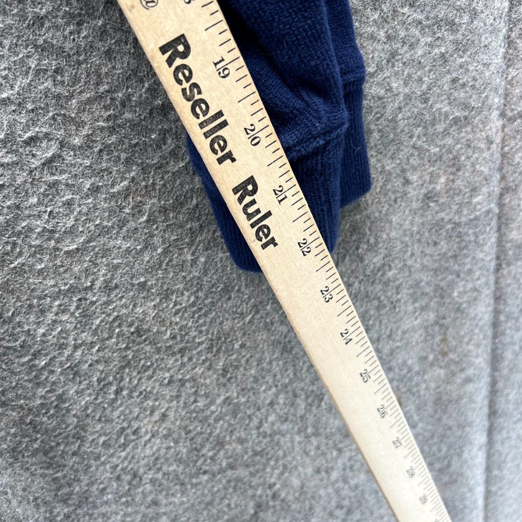 Polo Ralph Lauren VINTAGE Polo Ralph Lauren Pullover Sweater XL Blue Navy Men Regular Knit Fleece Logo 90s Size US XL / EU 56 / 4 - 4 Thumbnail
