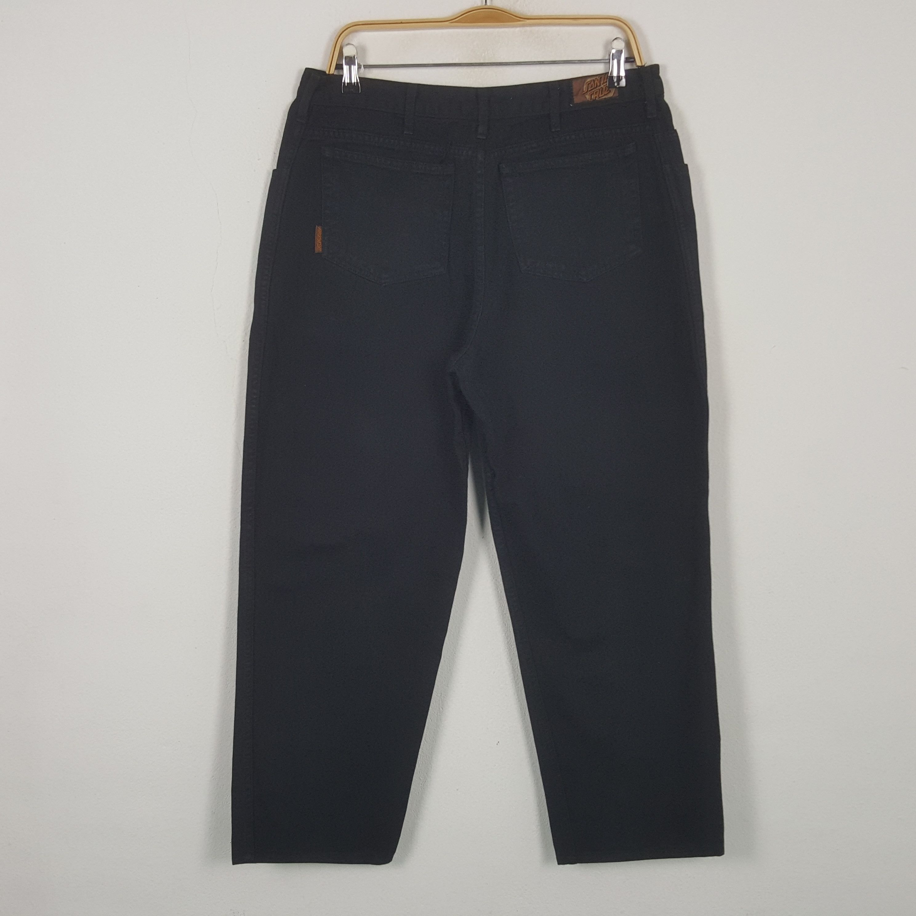 Santa Cruz Skateboards Vintage Santa Cruz USA Black Pants Size US 32 / EU 48 - 4 Thumbnail