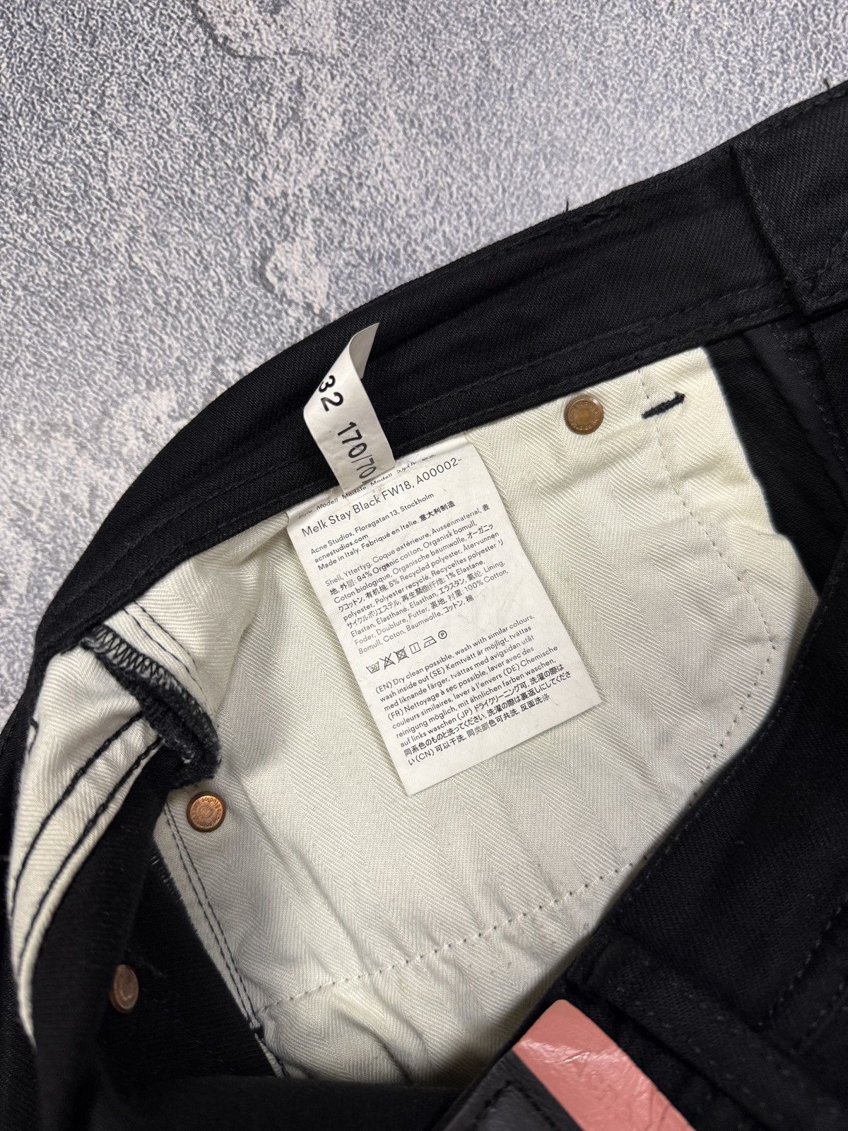 Acne Studios Acne Studios Bla Konst Melk Stay Black Jeans Size US 28 / EU 44 - 10 Thumbnail