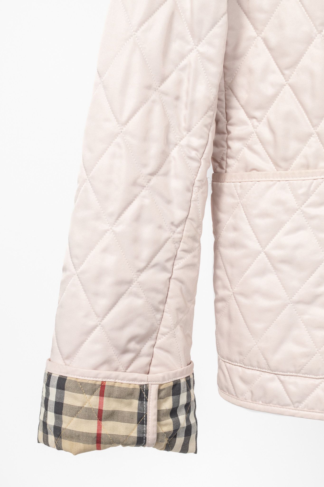 Burberry Burberry Pink Quilted Check-Trim Zip Jacket Size M / US 6-8 / IT 42-44 - 6 Thumbnail