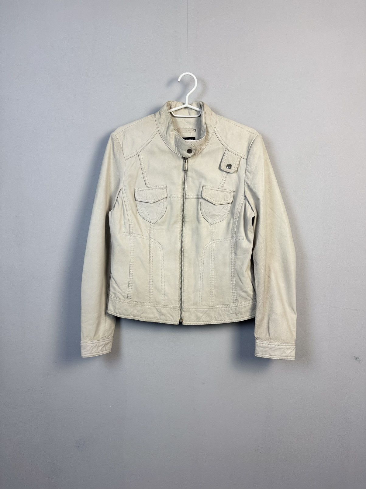 Japanese Brand Very crazy Cropped Leather Bike Jacket Size S / US 4 / IT 40 - 1 Thumbnail